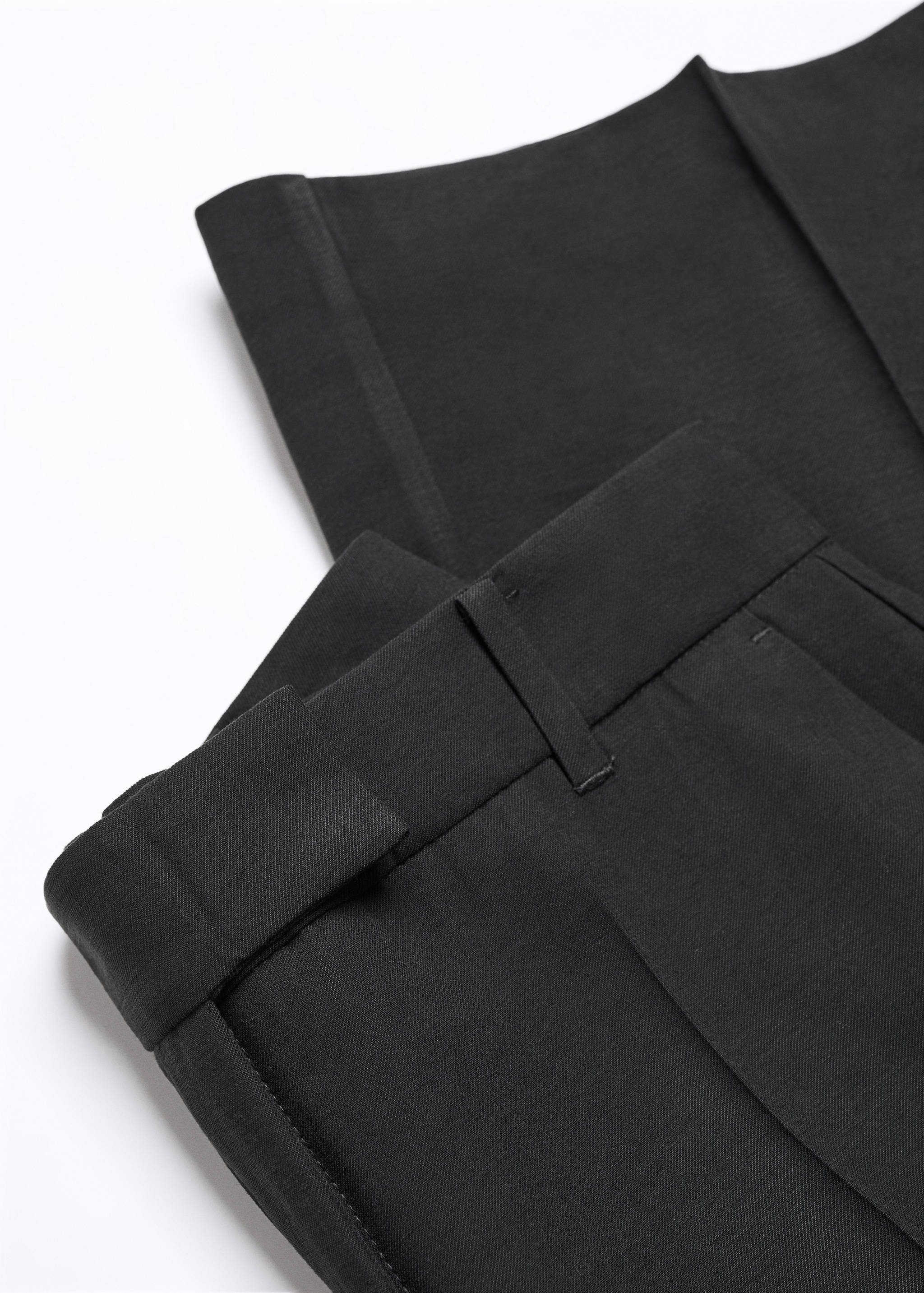 Low-waist wide leg trousers - Details of the article 8