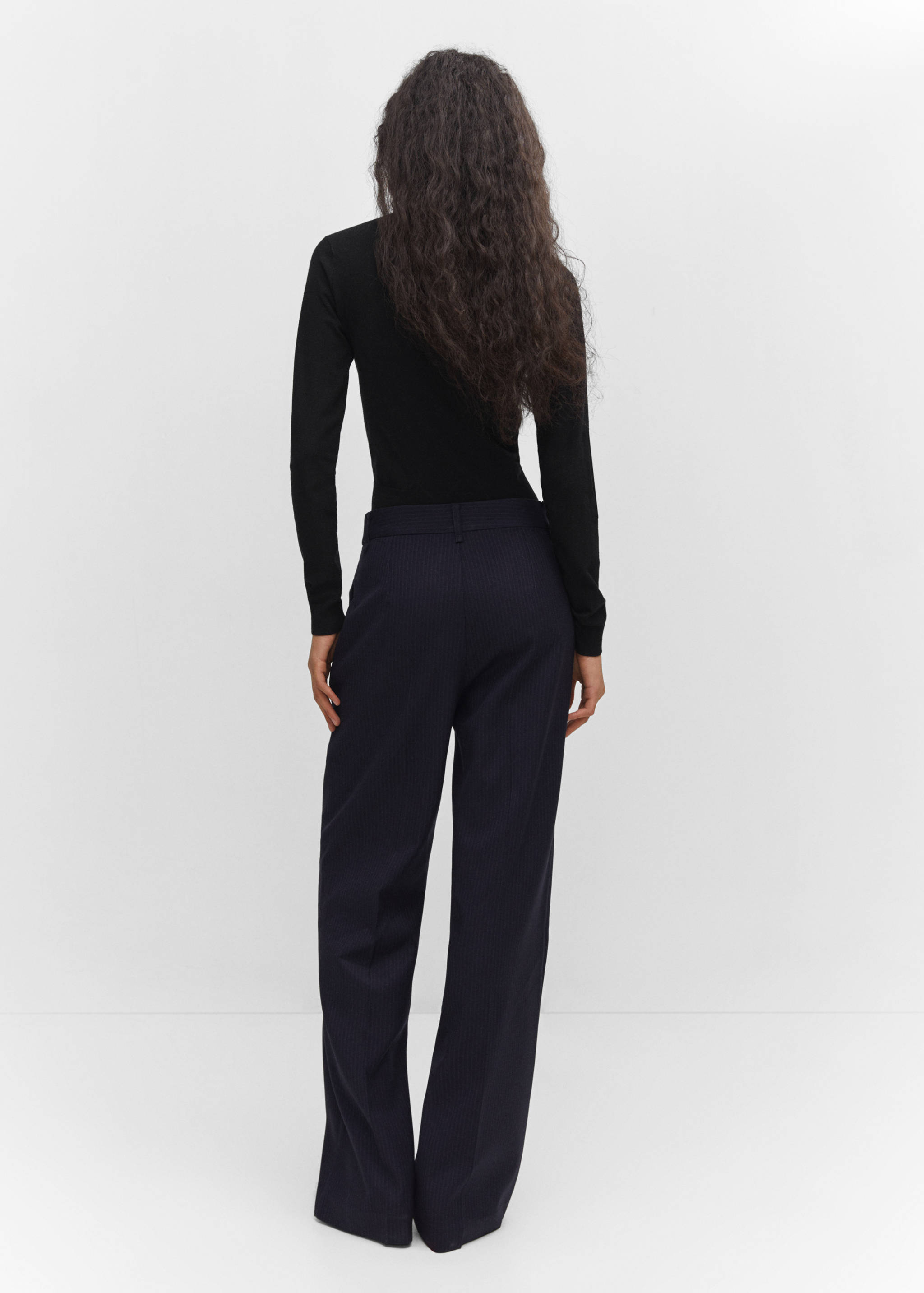 Jersey punto fino cremallera - Reverso del artículo