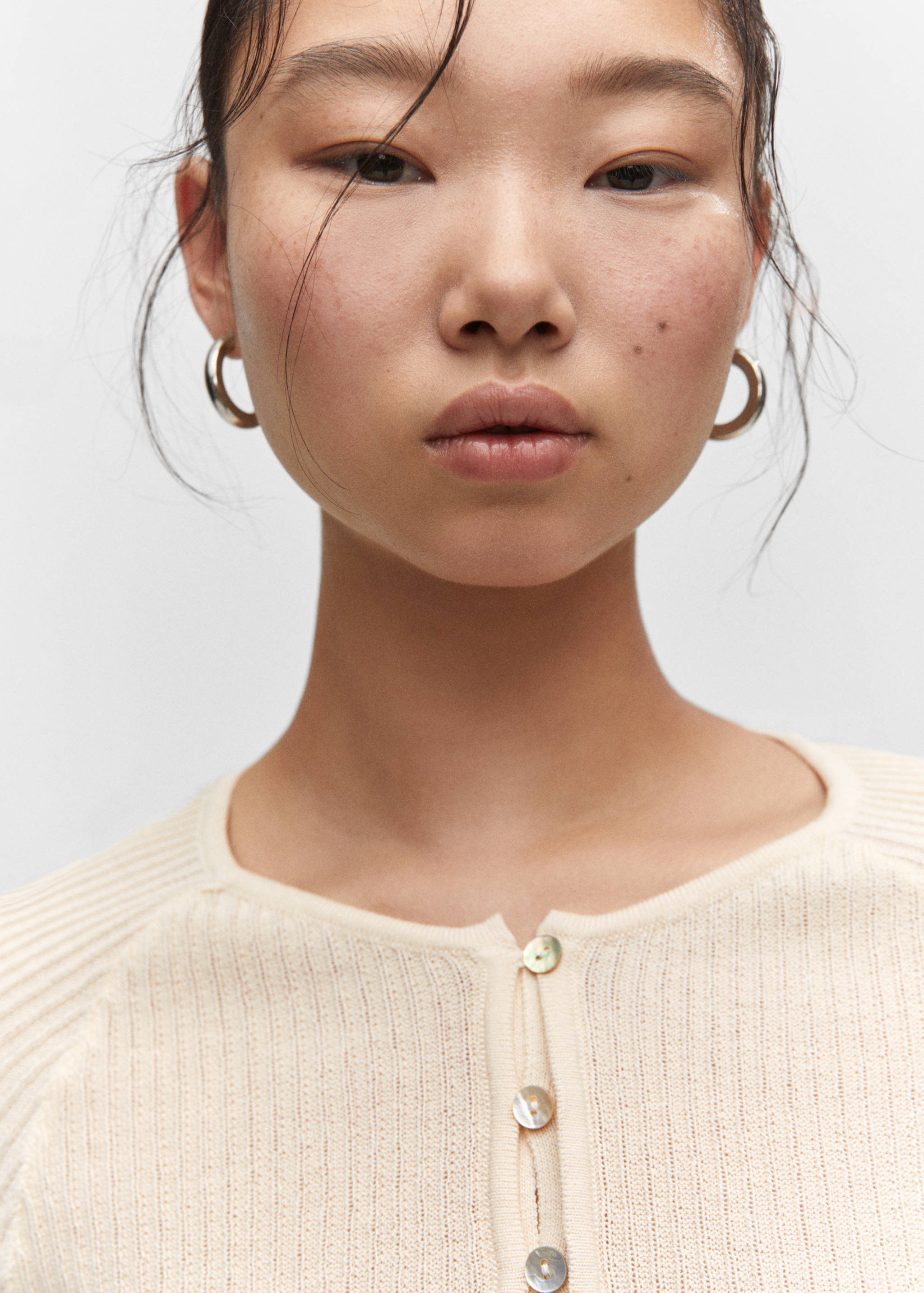 Button knit cardigan - Details of the article 1