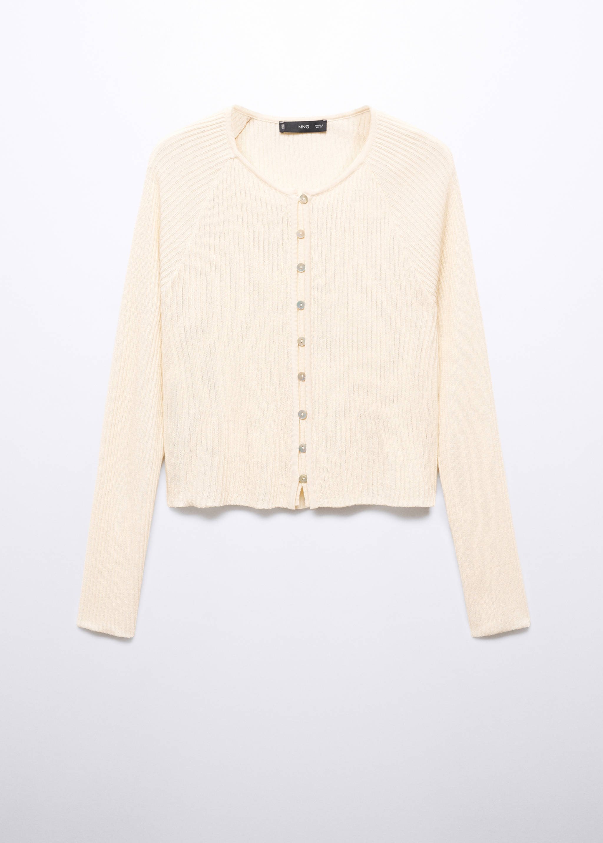 Button knit cardigan - Article without model