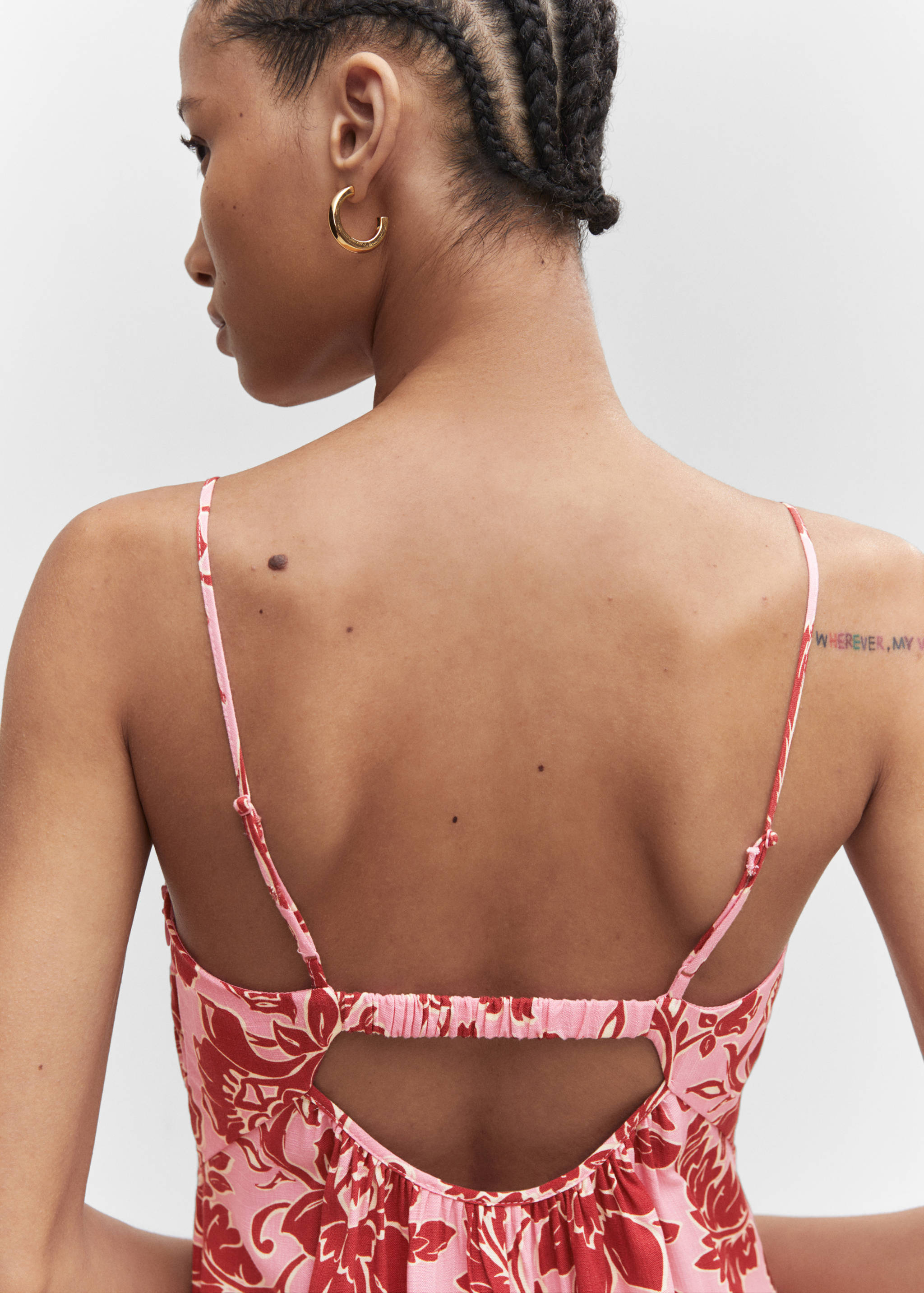 Floral-print midi-dress - Details of the article 6