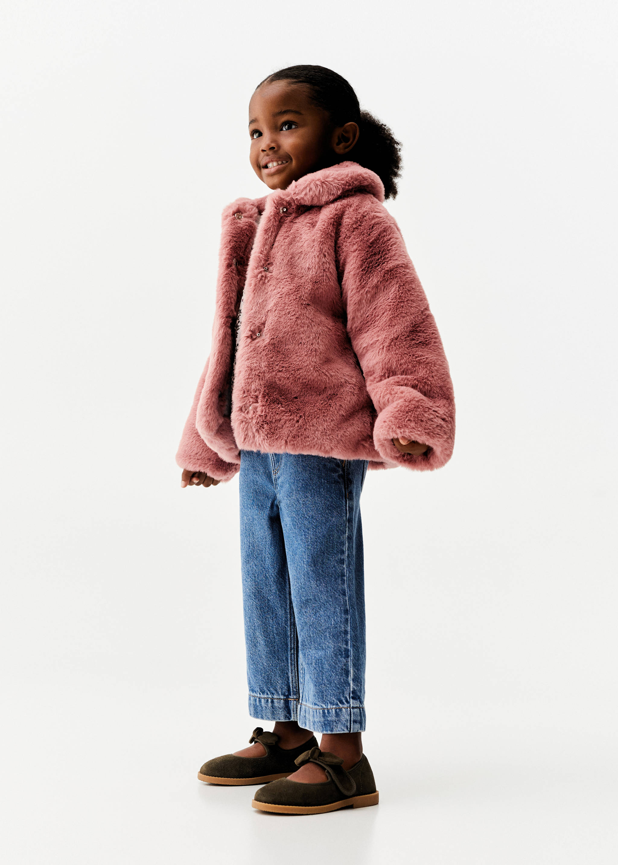 Manteau imitation fourrure - Plan général