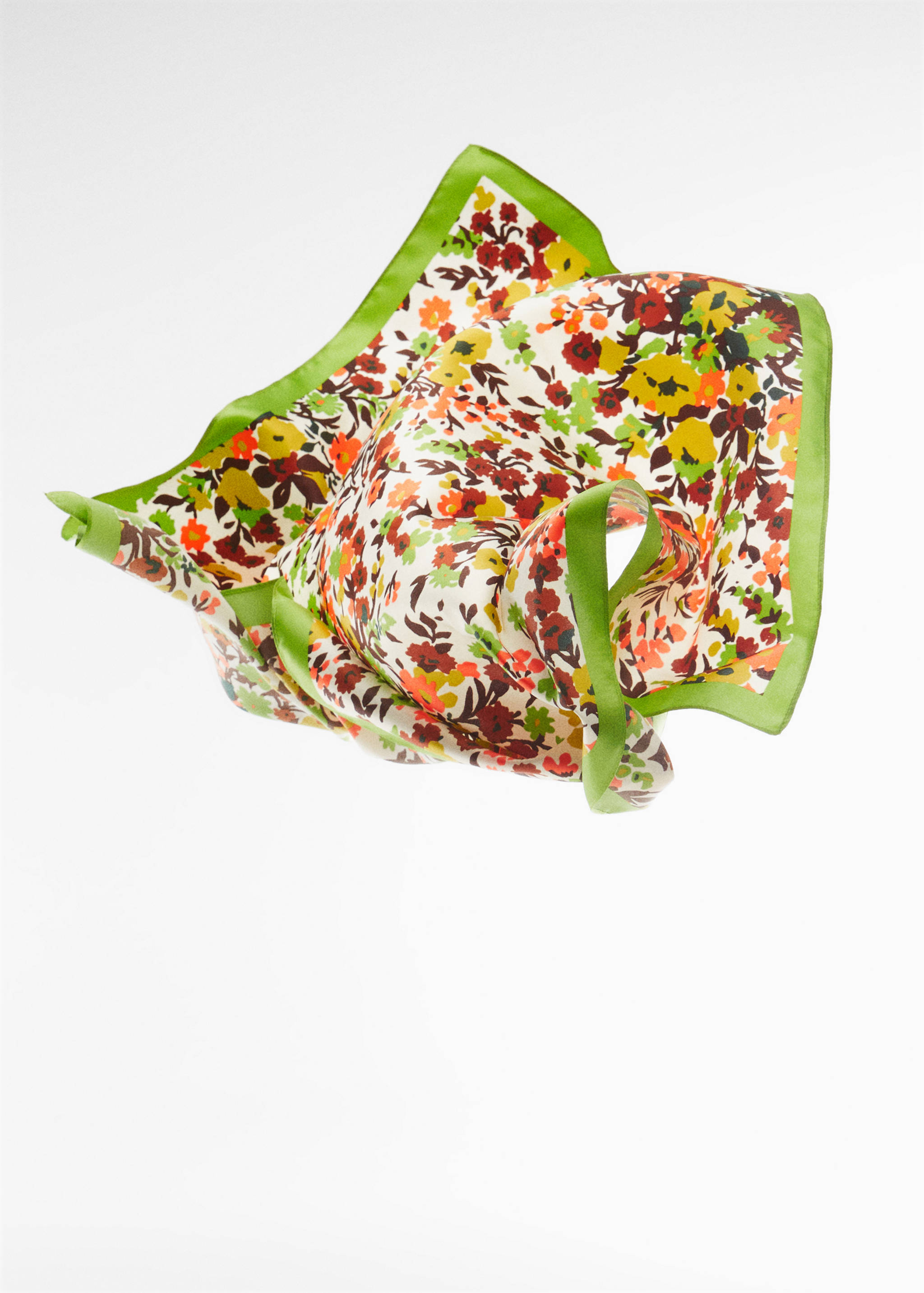 Tørkle med blomstermønster - Artikkeldetalj 5