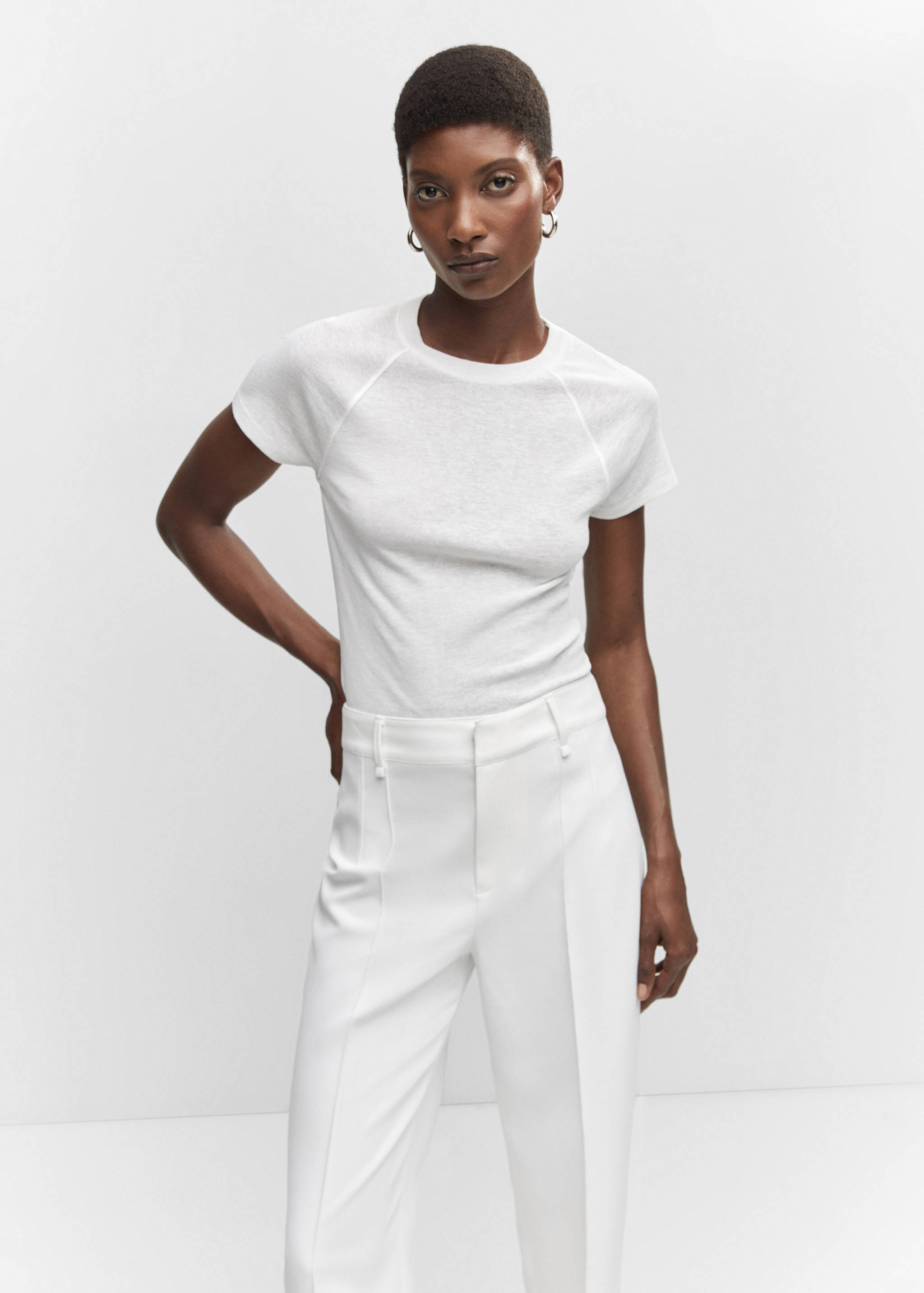 Camiseta jaspeada - Plano medio