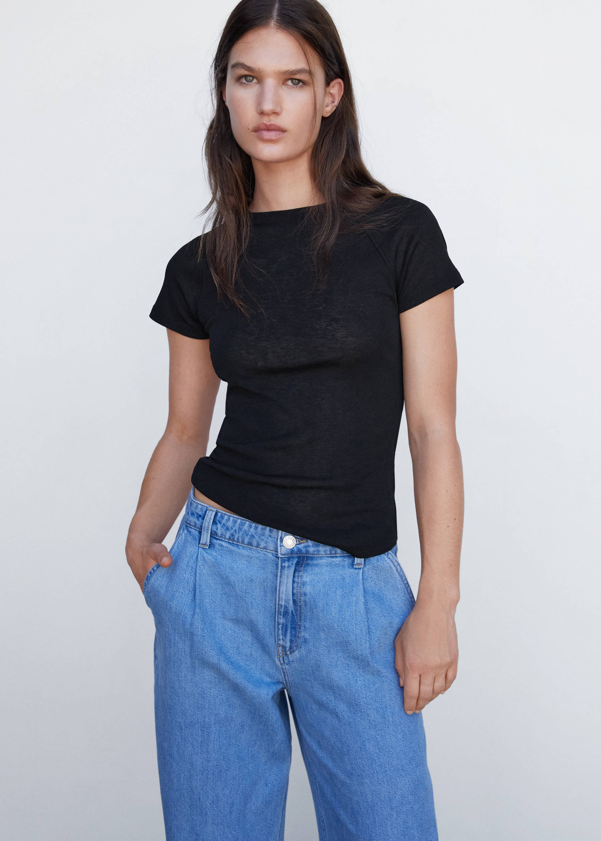 Camiseta jaspeada - Plano medio