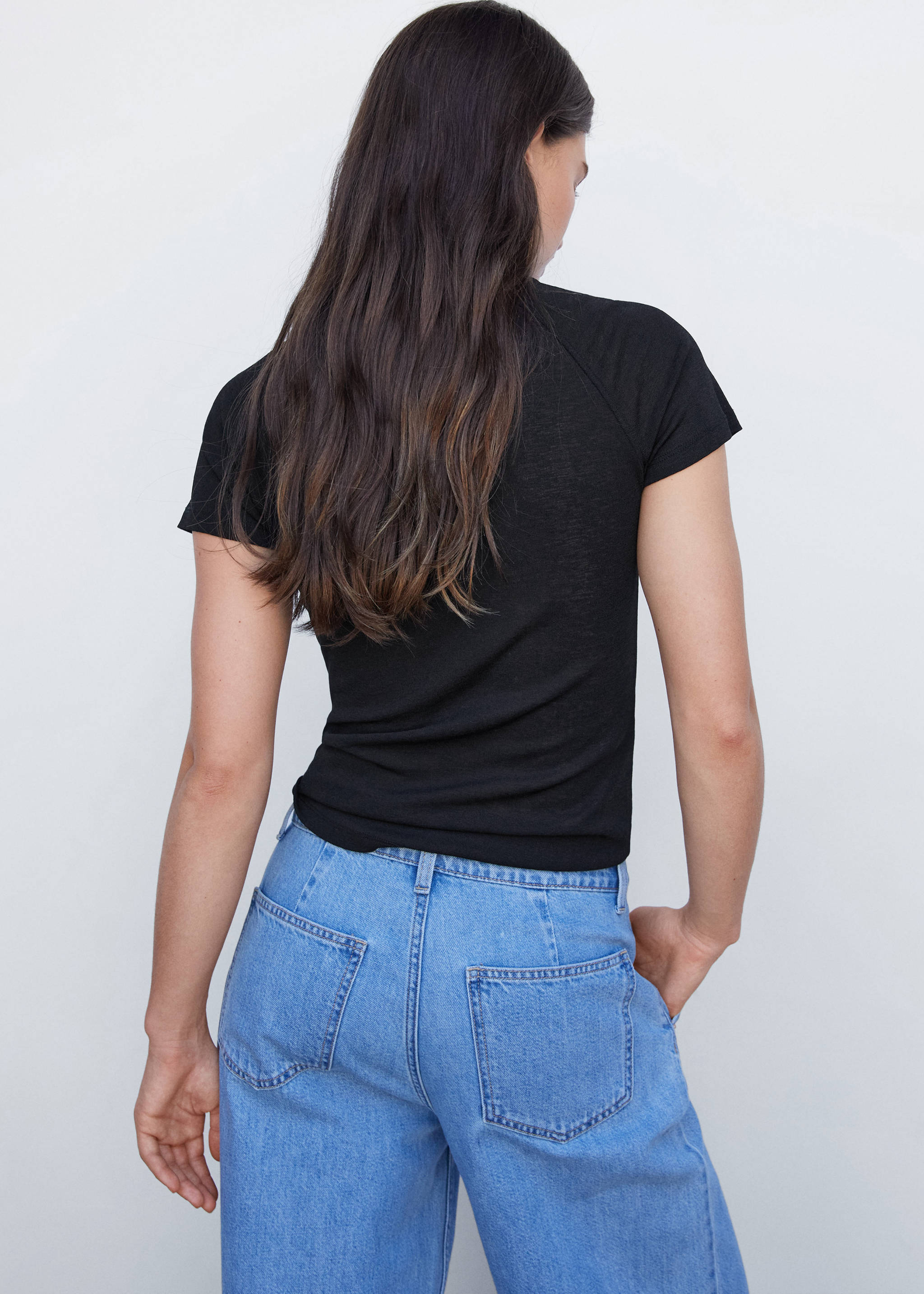 Camiseta jaspeada - Reverso del artículo