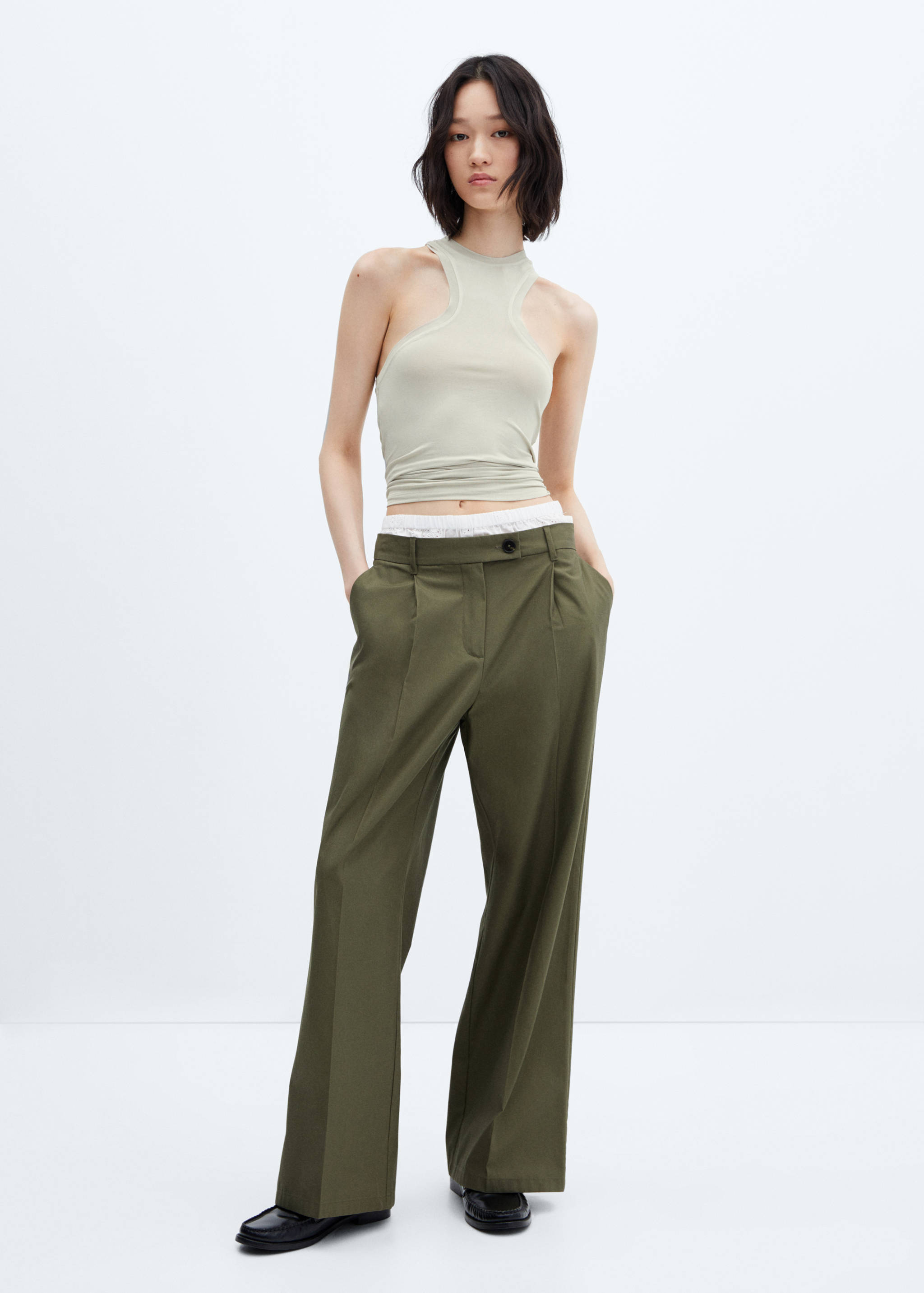 Top emmanchures américaines décolleté - Plan général