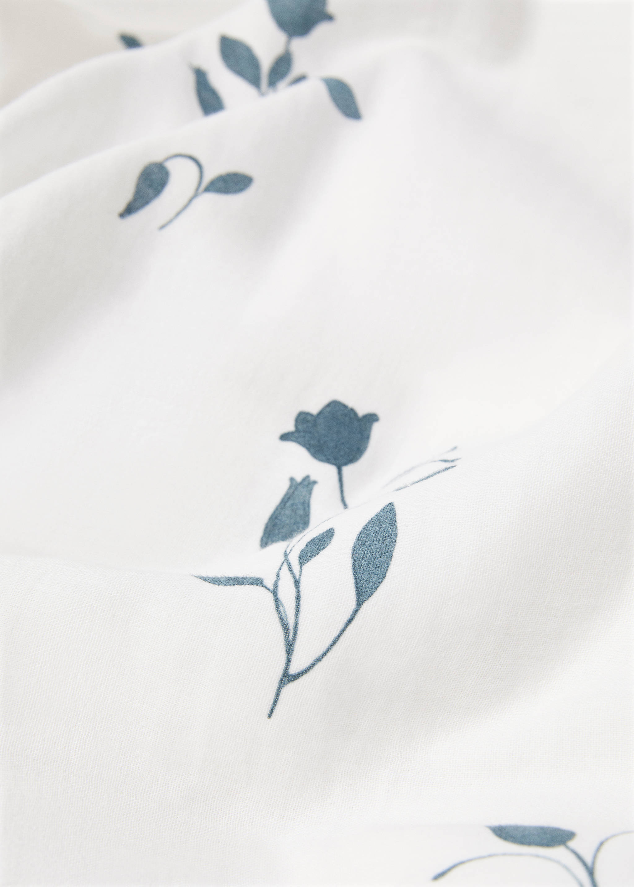 Floral embroidered duvet cover Single bed - Details of the article 2