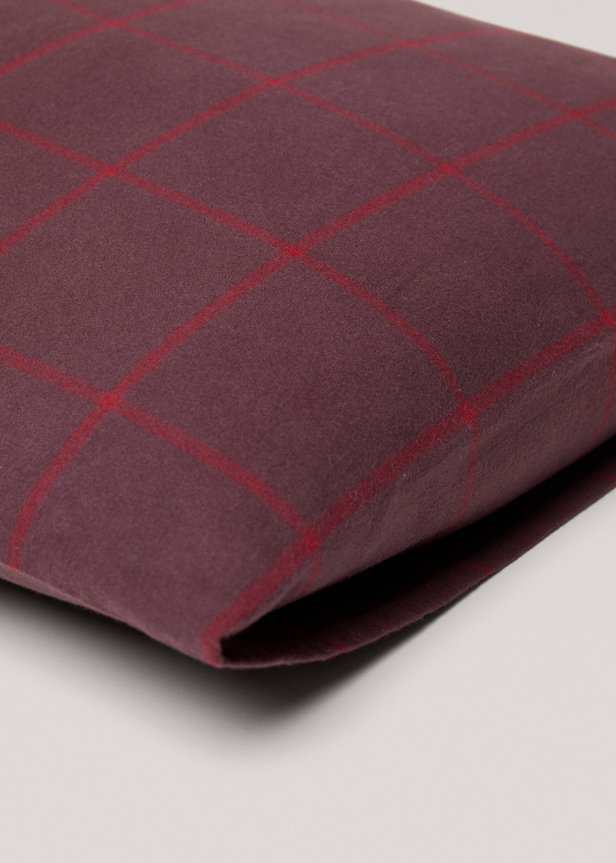 Rutigt örngott i flanell 50x75 cm - Detaljer om artikeln 1