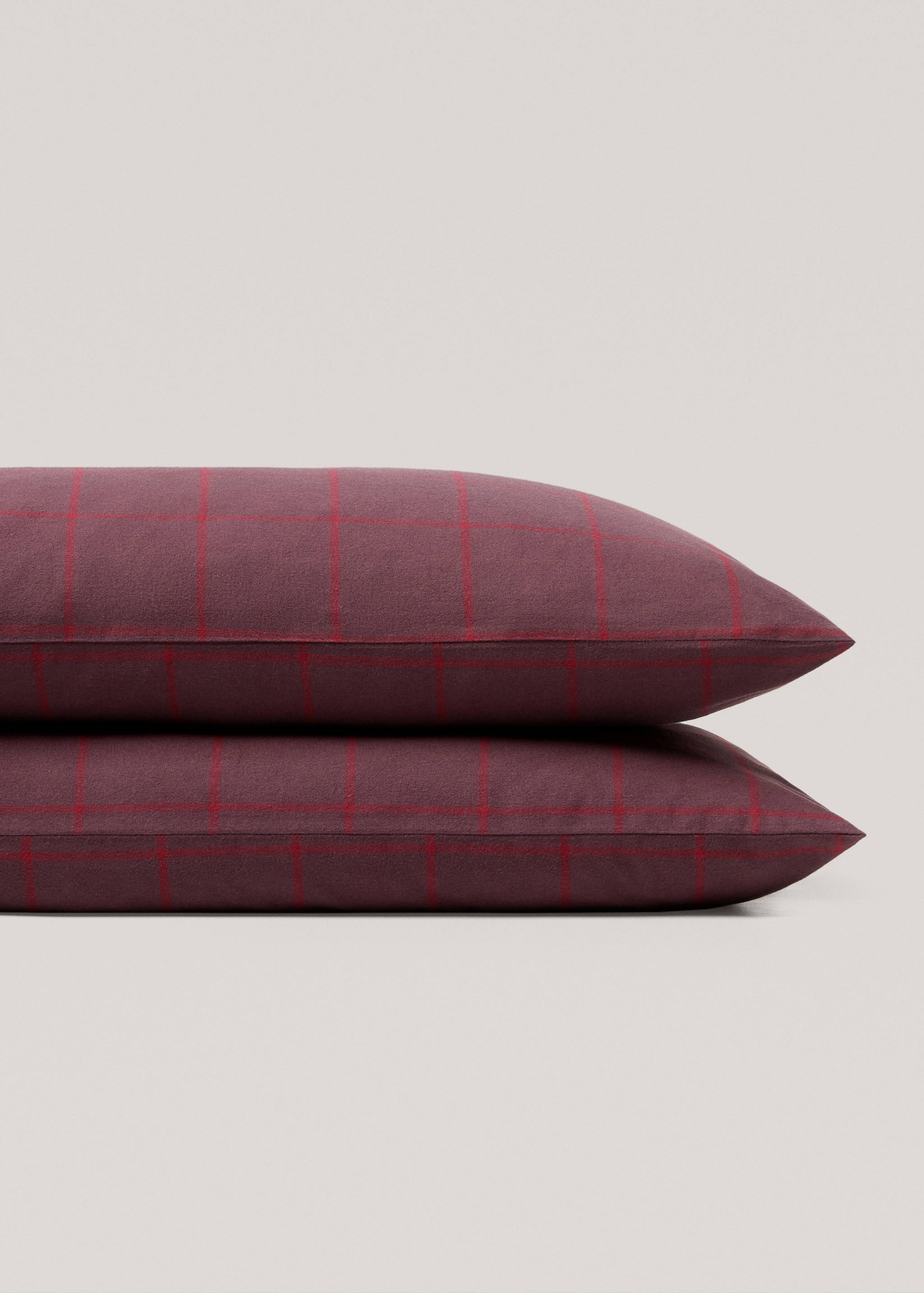 Rutigt örngott i flanell 50x75 cm - Detaljer om artikeln 3