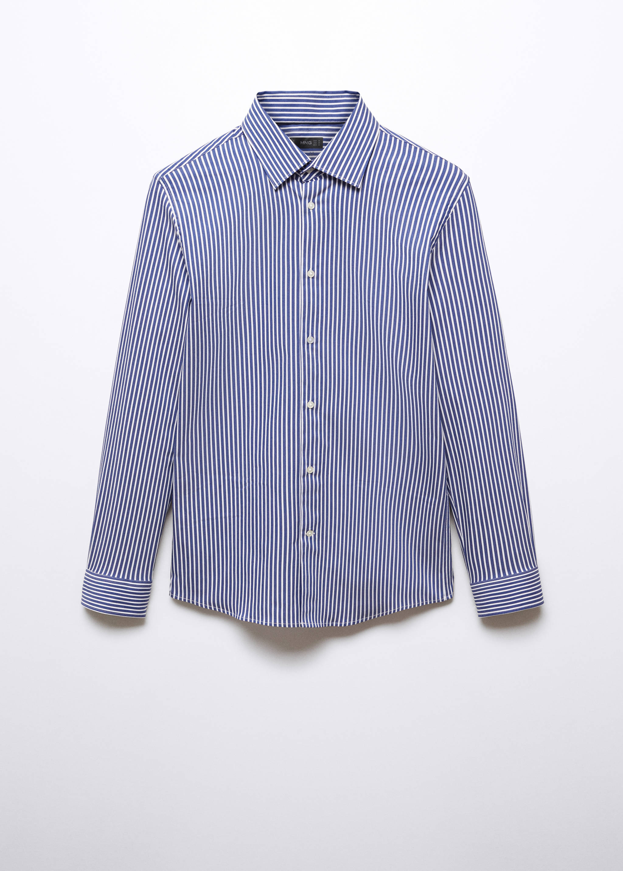 Chemise slim-fit rayures tissu stretch - Article sans modèle