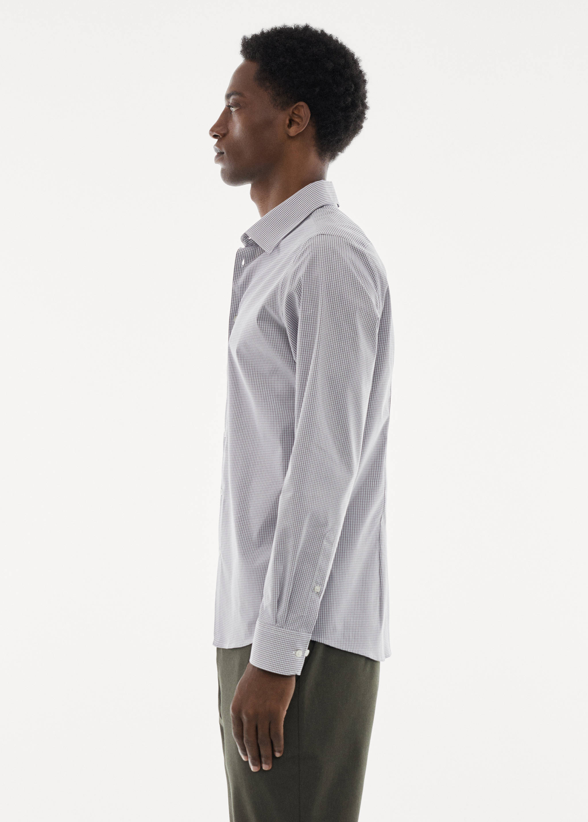 Micro-stretch fabric shirt - Details of the article 2