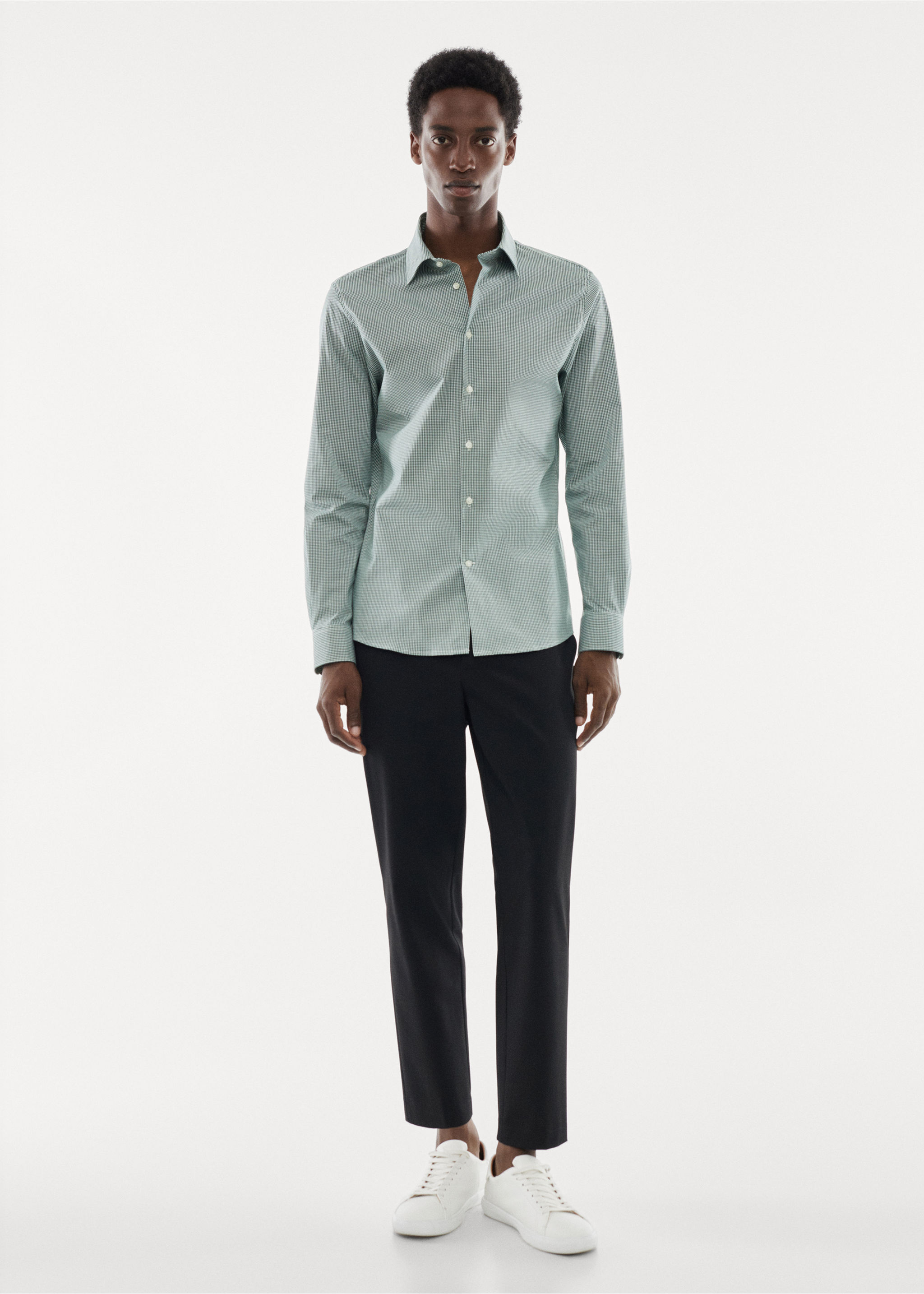 Micro-stretch fabric shirt - General plane