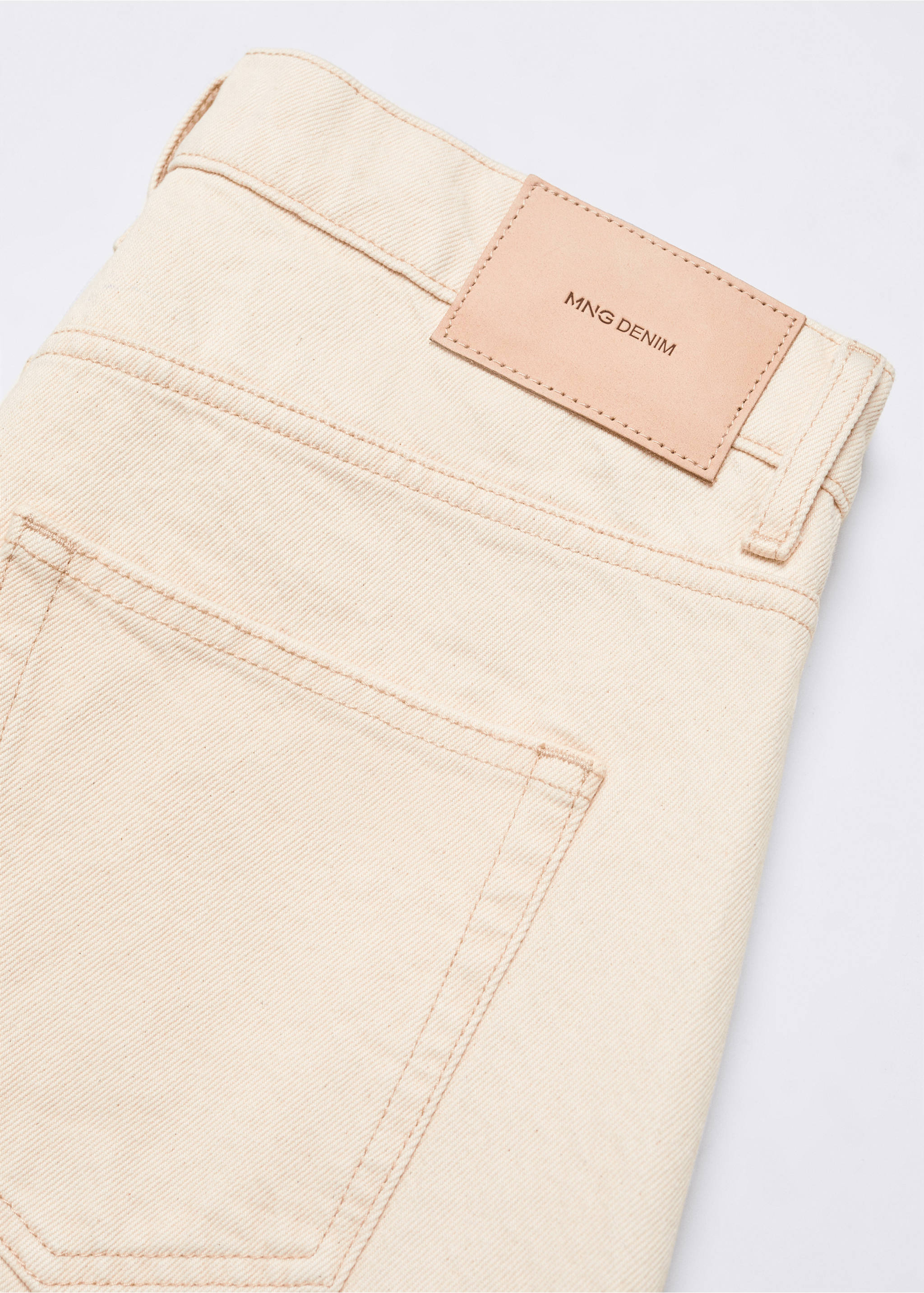 Straight-Fit-Jeans Bob - Detail des Artikels 8, Ecru. Ref: 57024392-00.