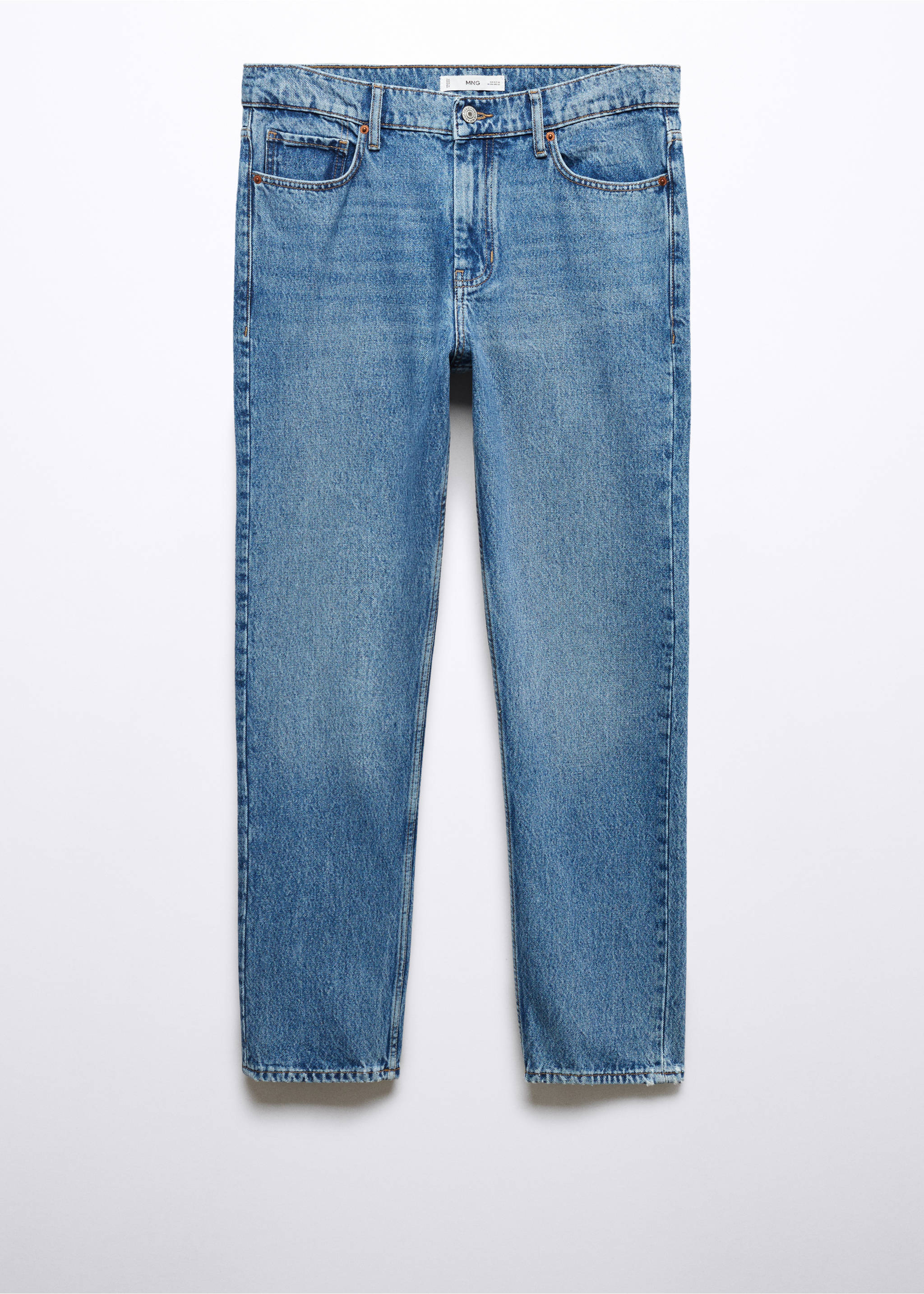 Bob straight-fit jeans - Article without model, Medium Blue. Ref: 57024393-00.