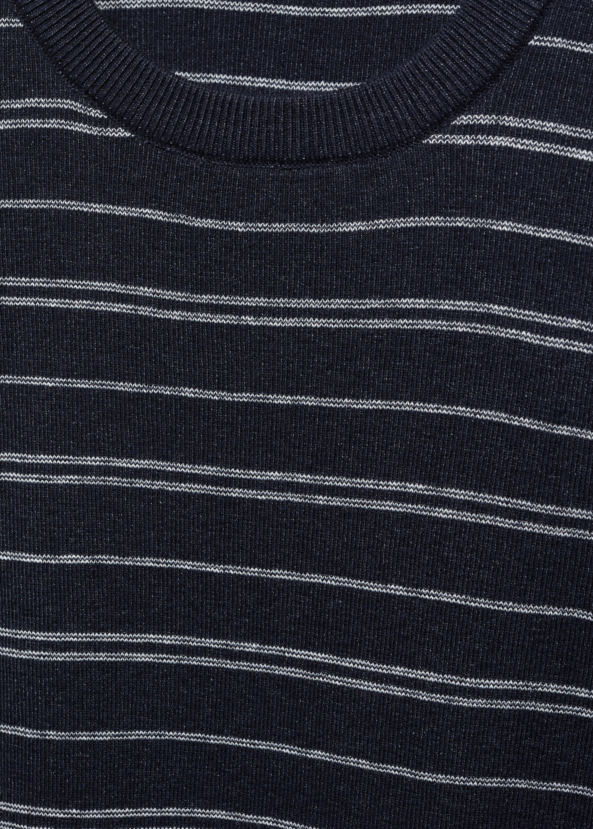 Striped fine-knit sweater - Details of the article 8