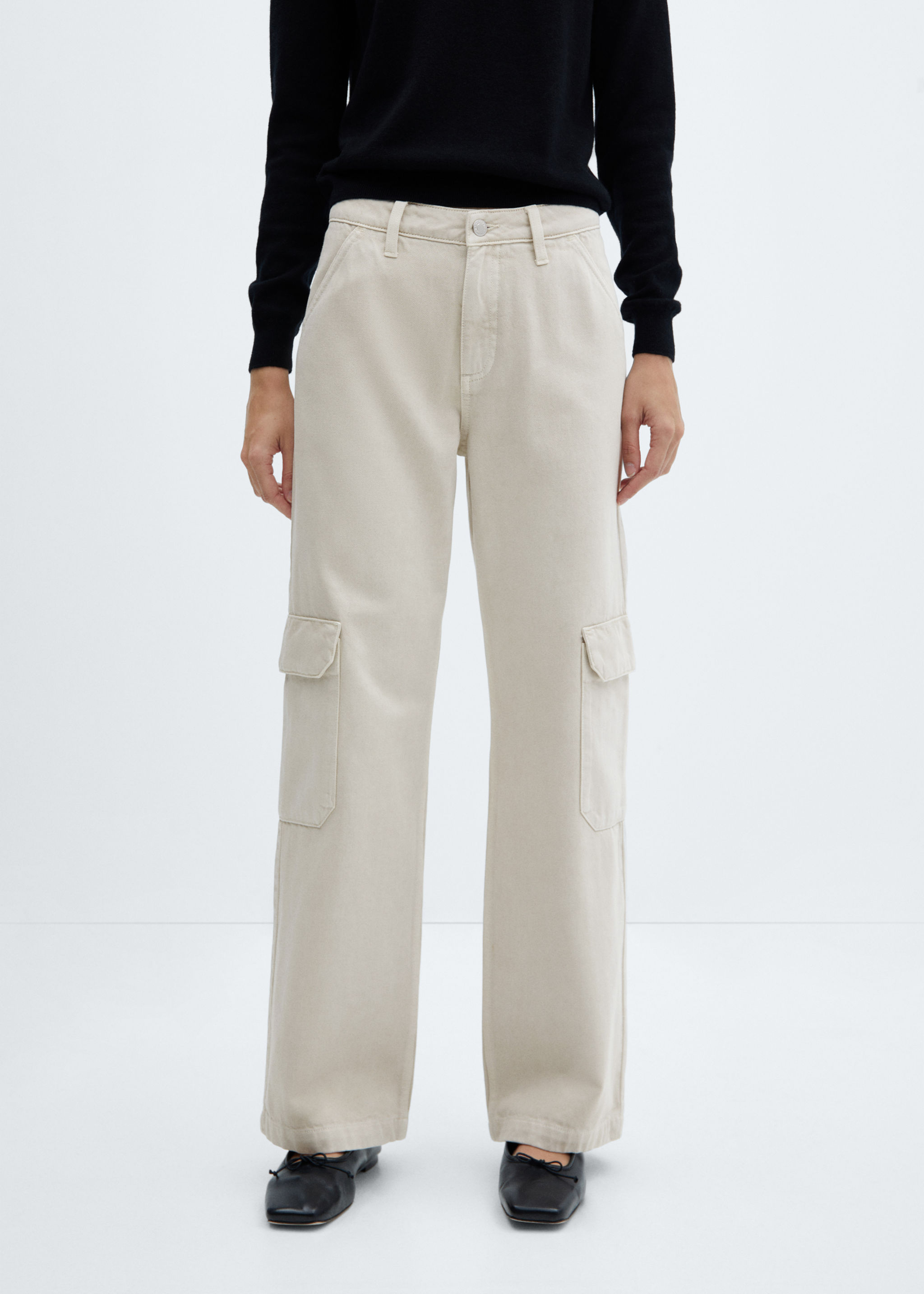 Jean wideleg cargo - Plan moyen