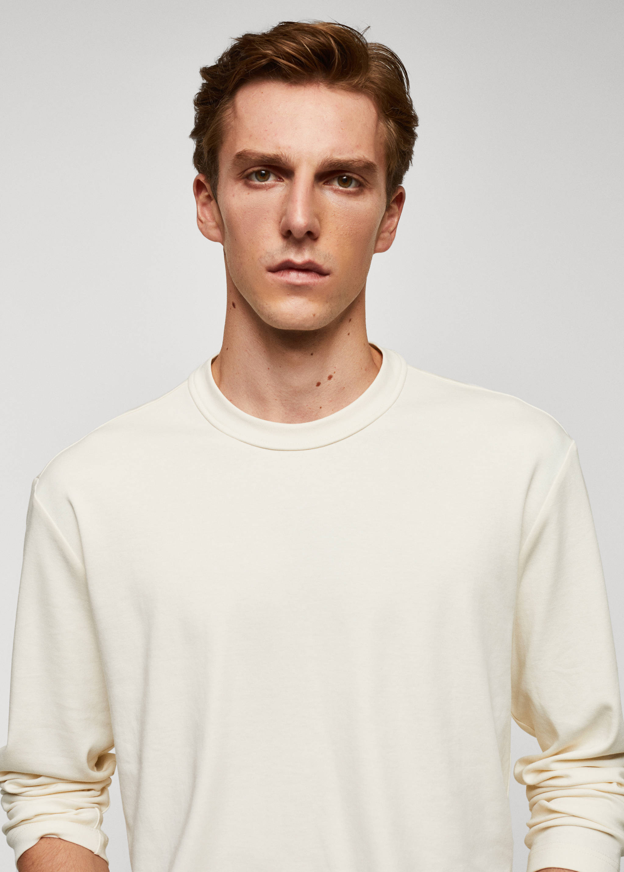 100% cotton long-sleeved t-shirt - Details of the article 1