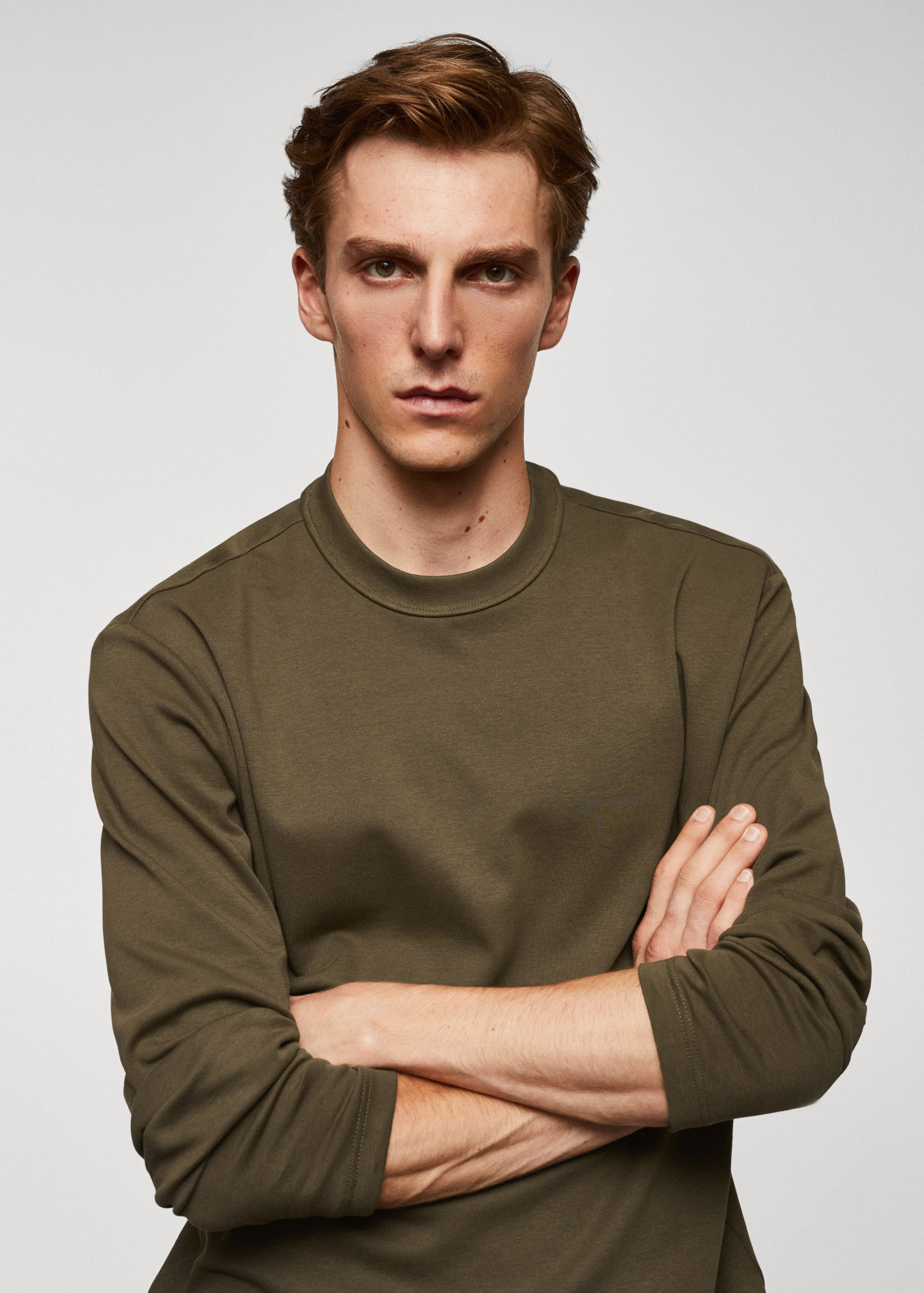 100% cotton long-sleeved t-shirt - Details of the article 1