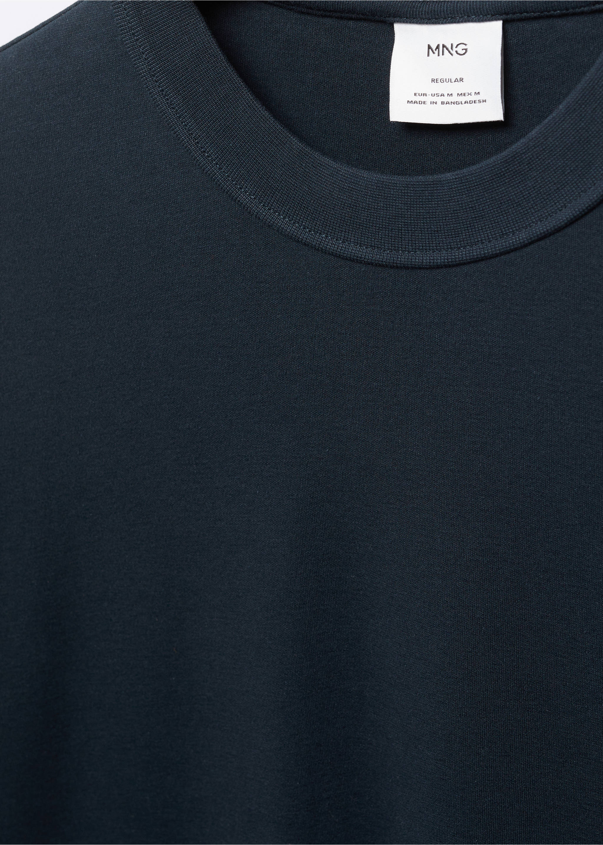 100% cotton long-sleeved t-shirt - Details of the article 8, Navy. Ref: 57024407-00.
