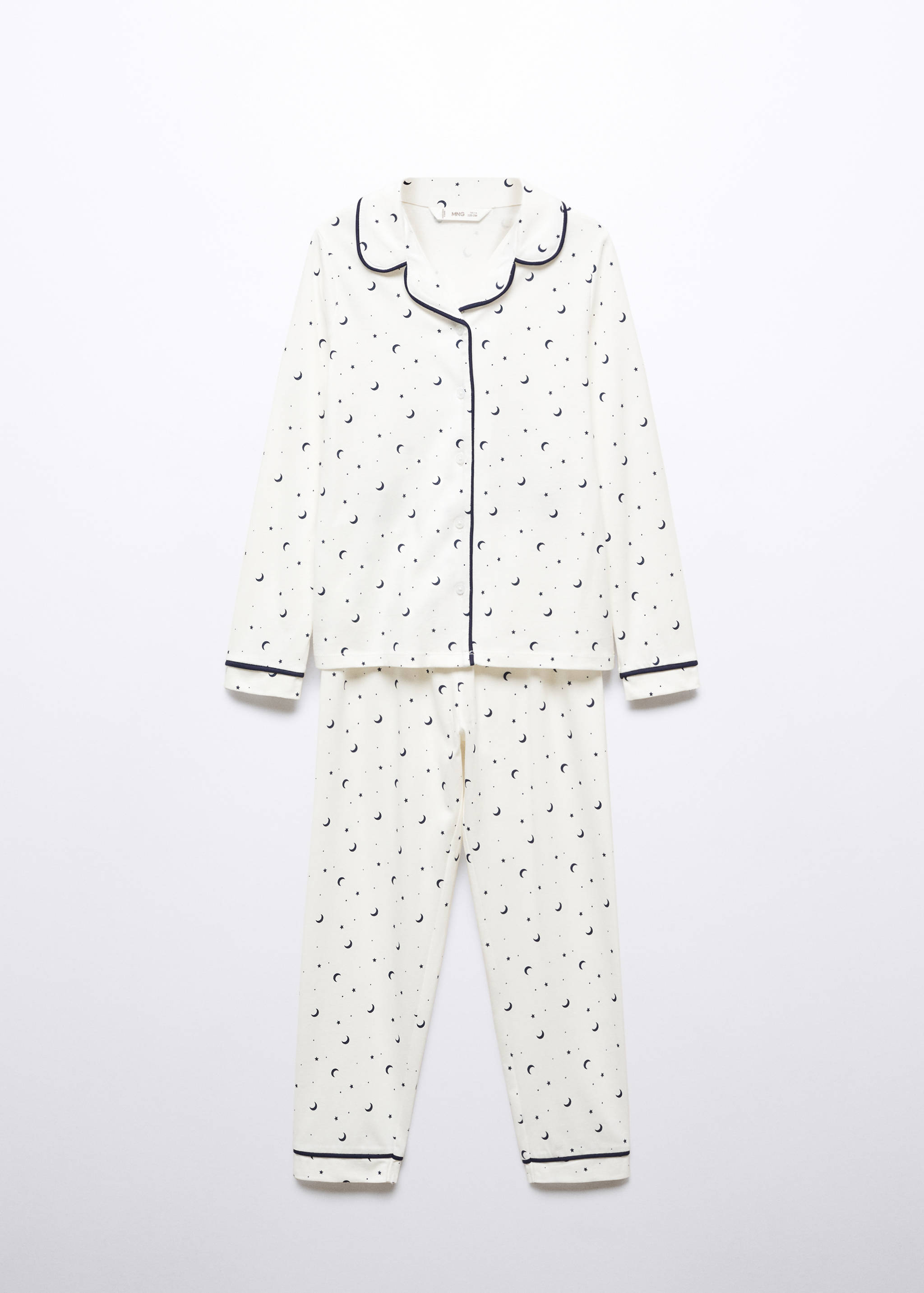 Bavlněné pyžamo s potiskem - Zboží bez modelu