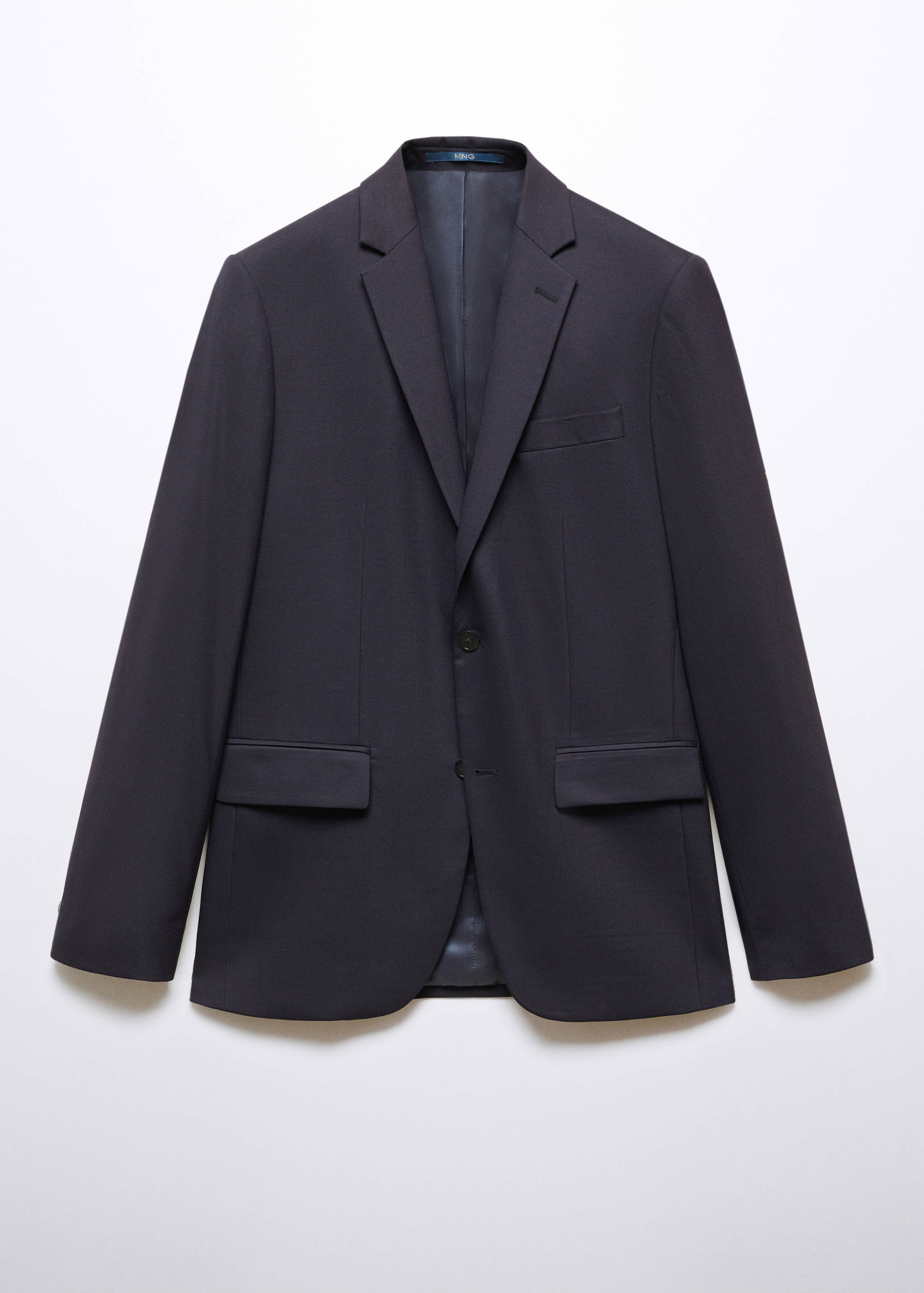 Blazer de fato de lã slim fit - Artigo sem modelo