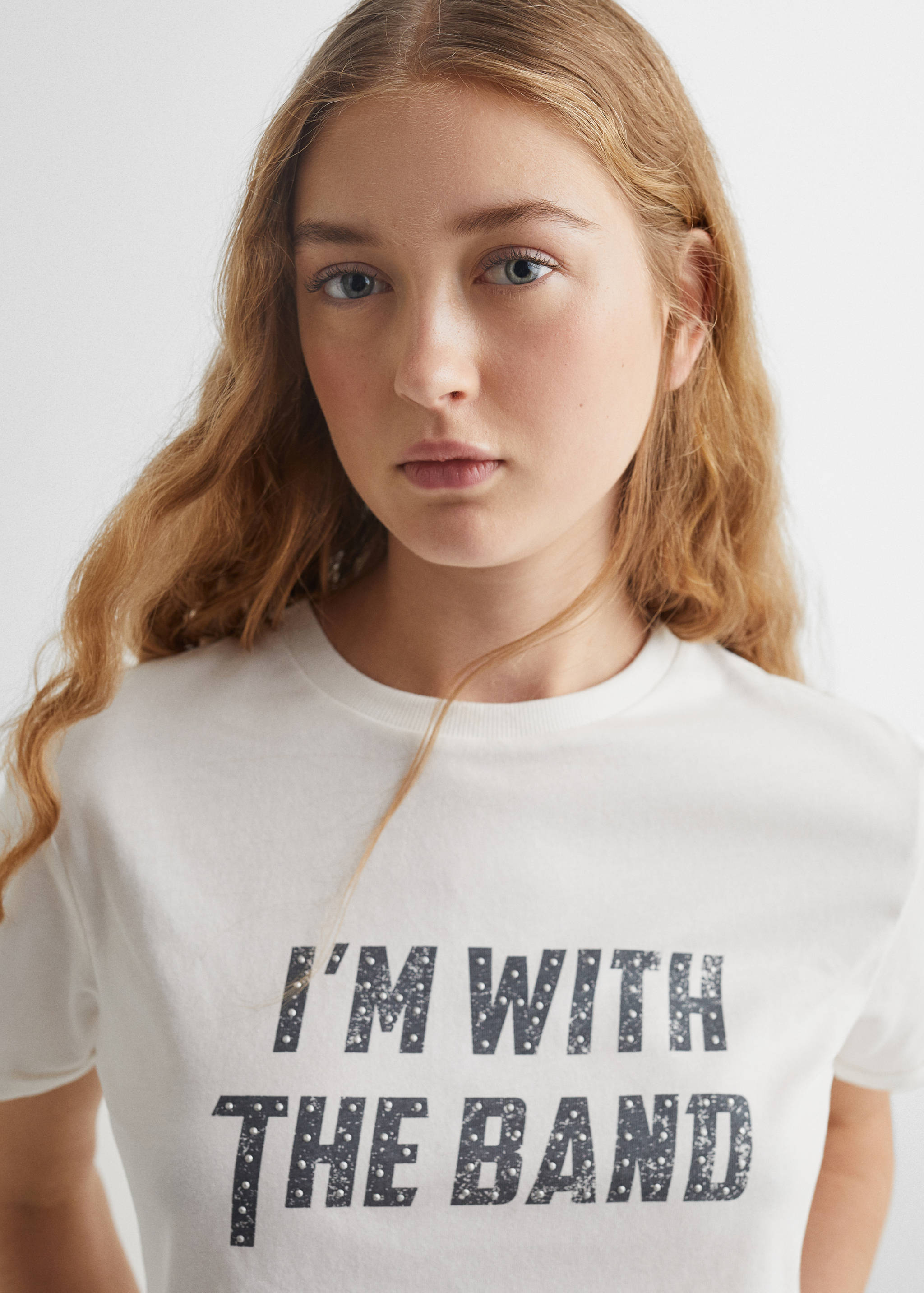 Printed message T-shirt - Details of the article 1