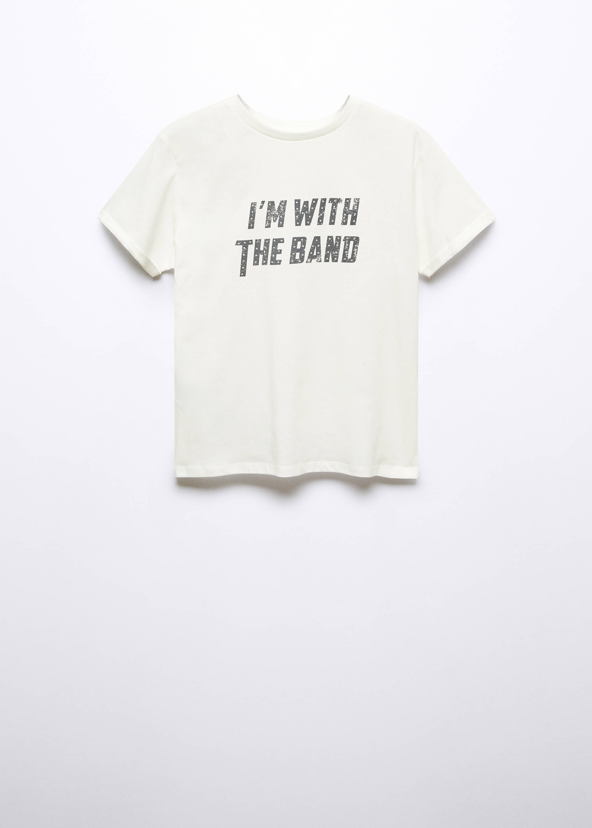 Printed message T-shirt - Article without model