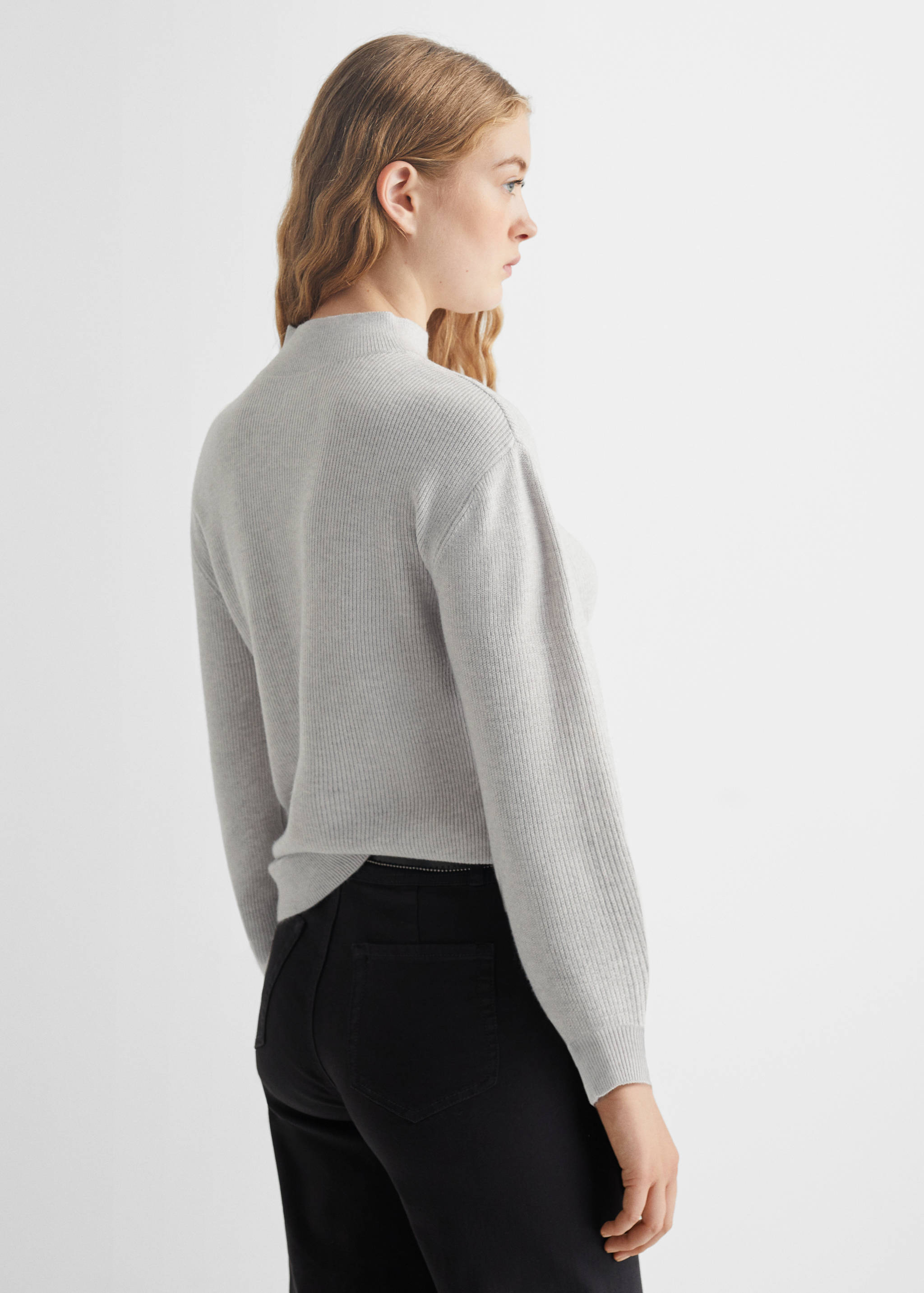 Jersei punt obertures - Revers de l'article