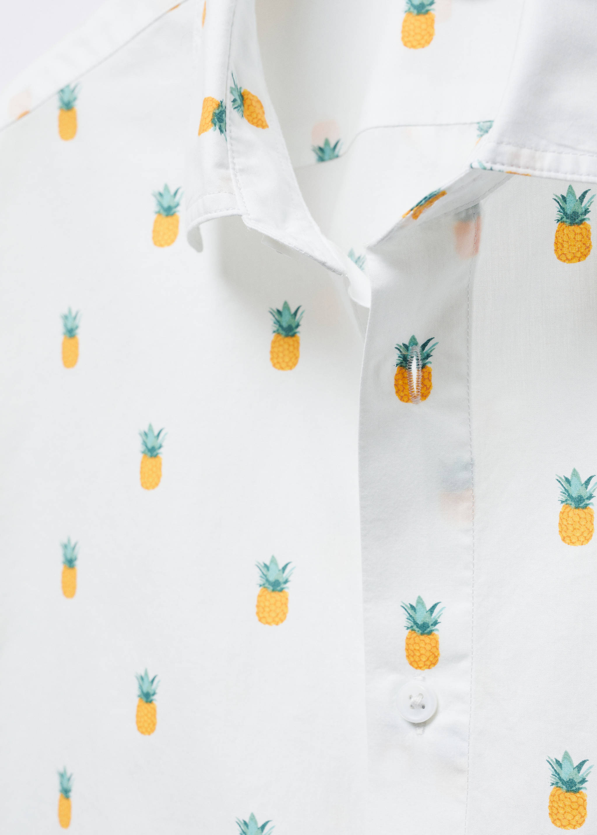 Chemise 100 % coton en imprimé ananas - Détail de l'article 8