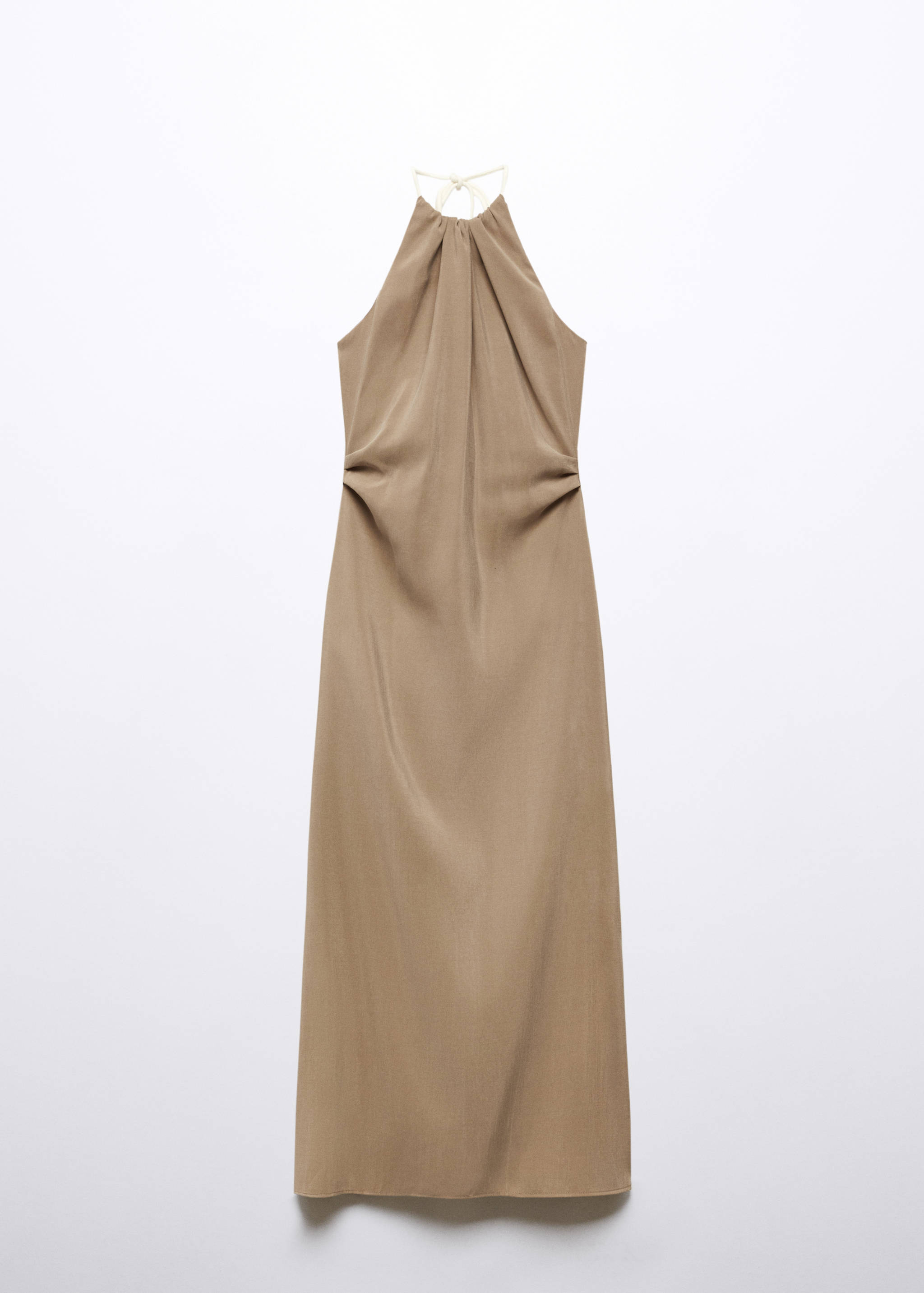 Halter-neck modal dress - Article without model