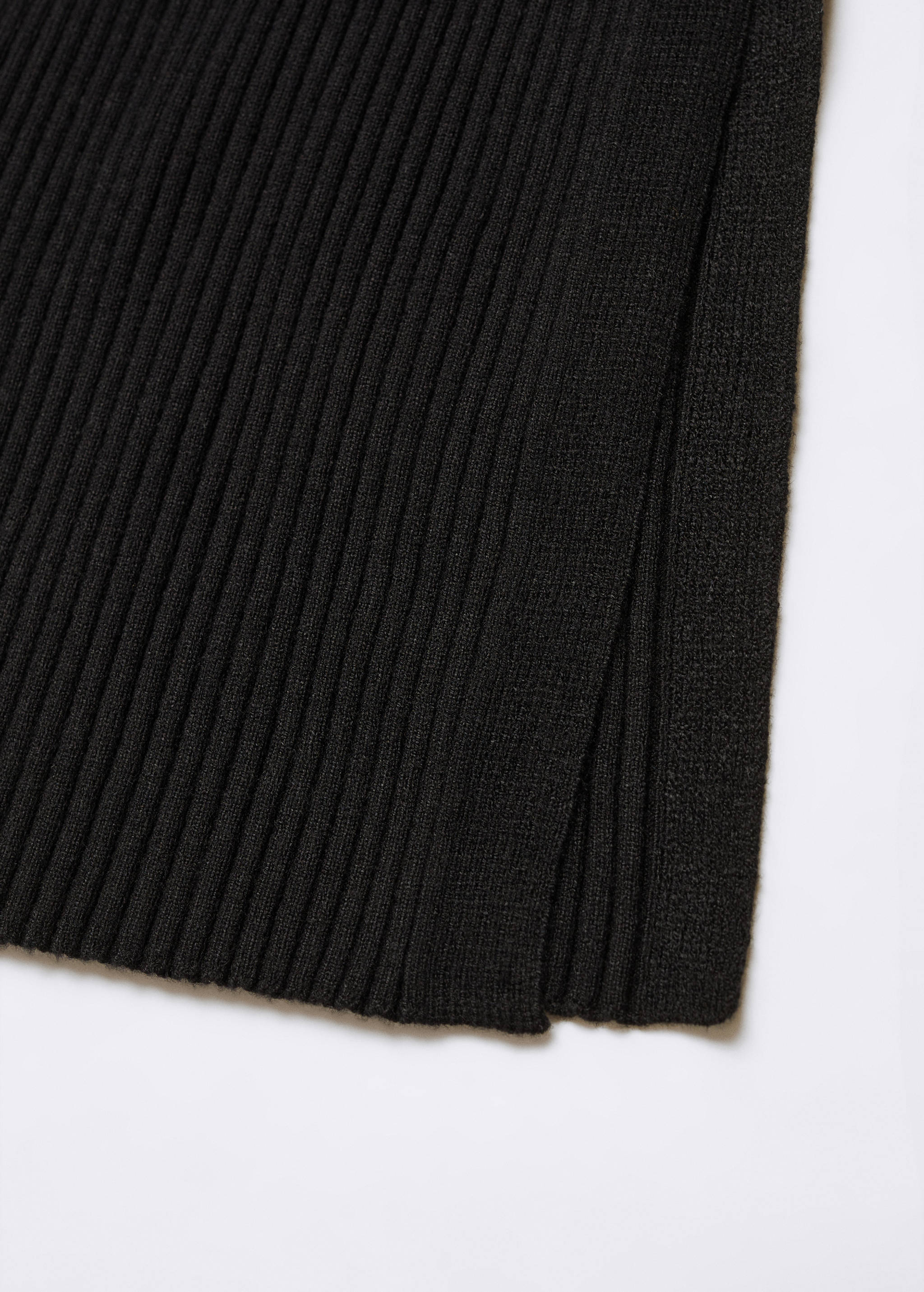 Robe maille côtelée col V - Détail de l'article 8