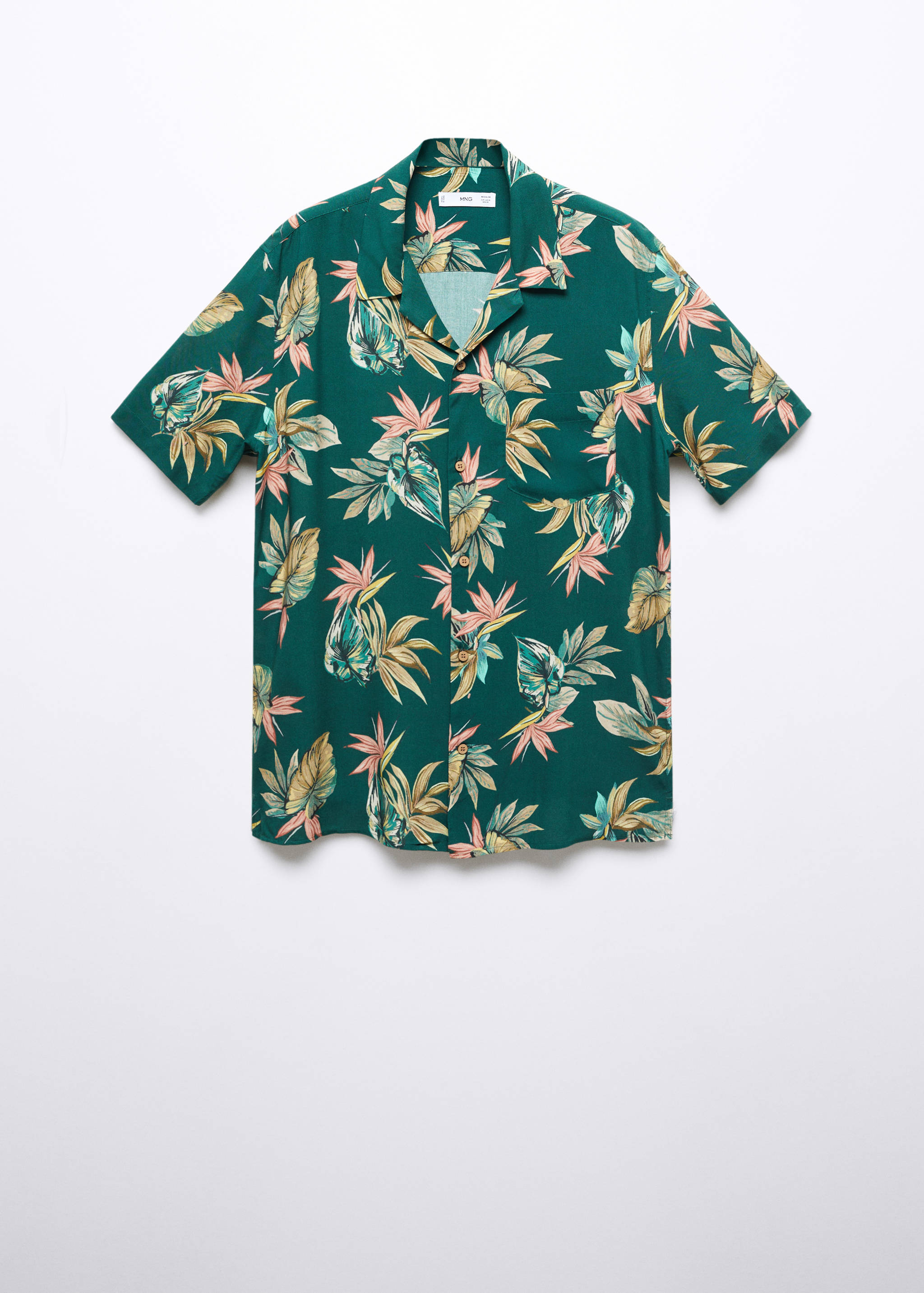 Regular-fit Hawaiian-print shirt - Article without model