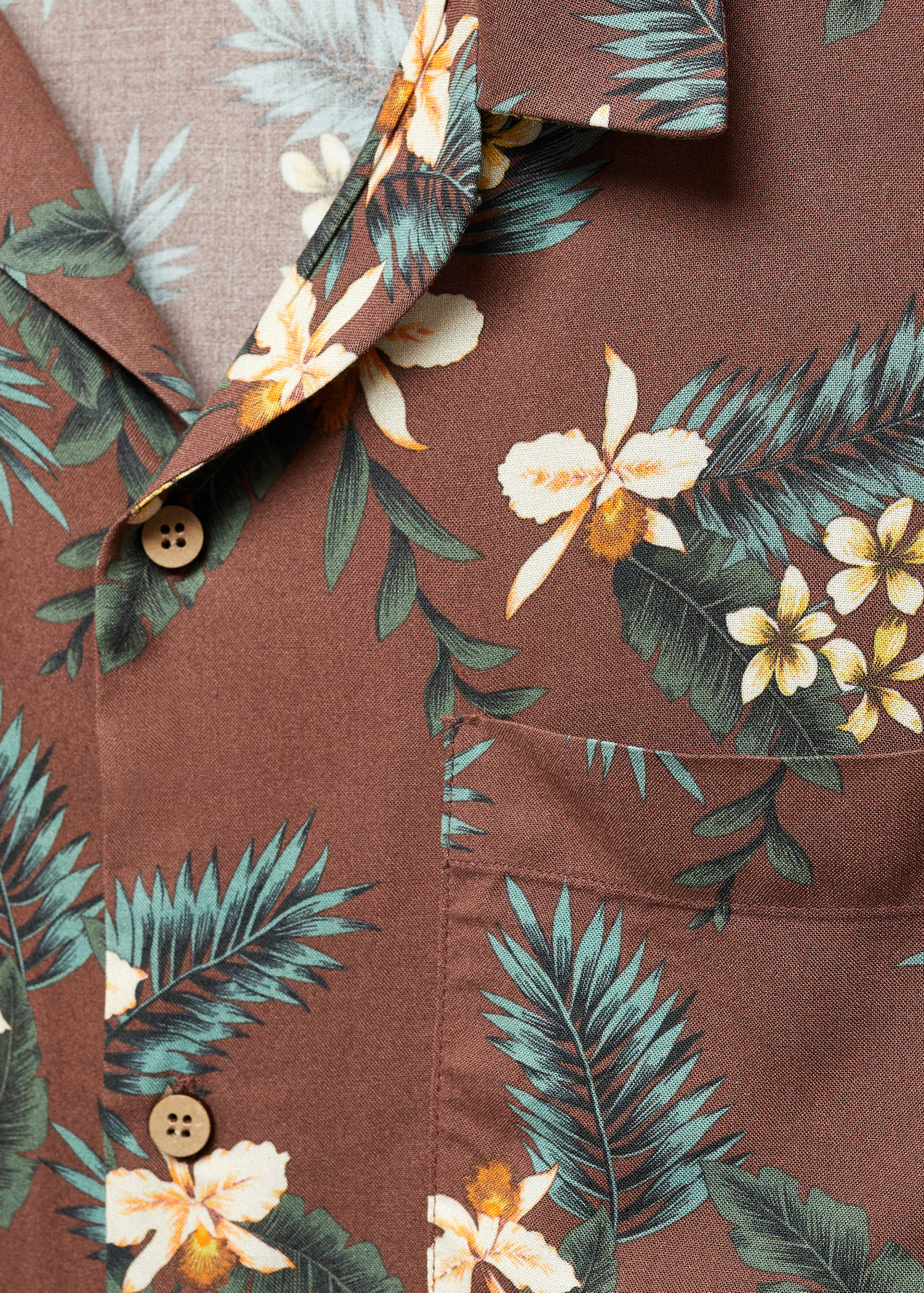 Regular-fit Hawaiian-print shirt - Details of the article 8
