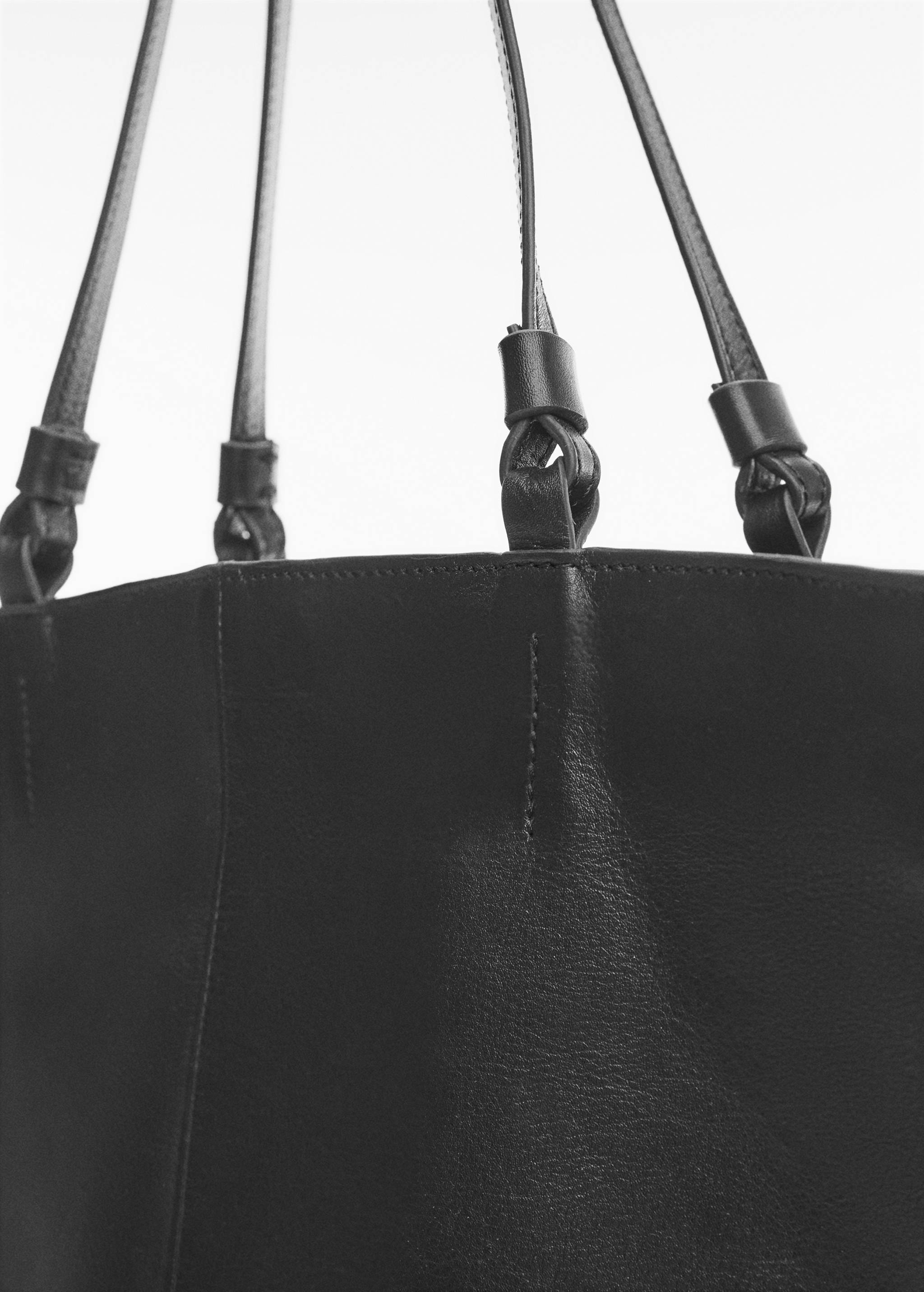 Sac shopper cuir - Détail de l'article 1