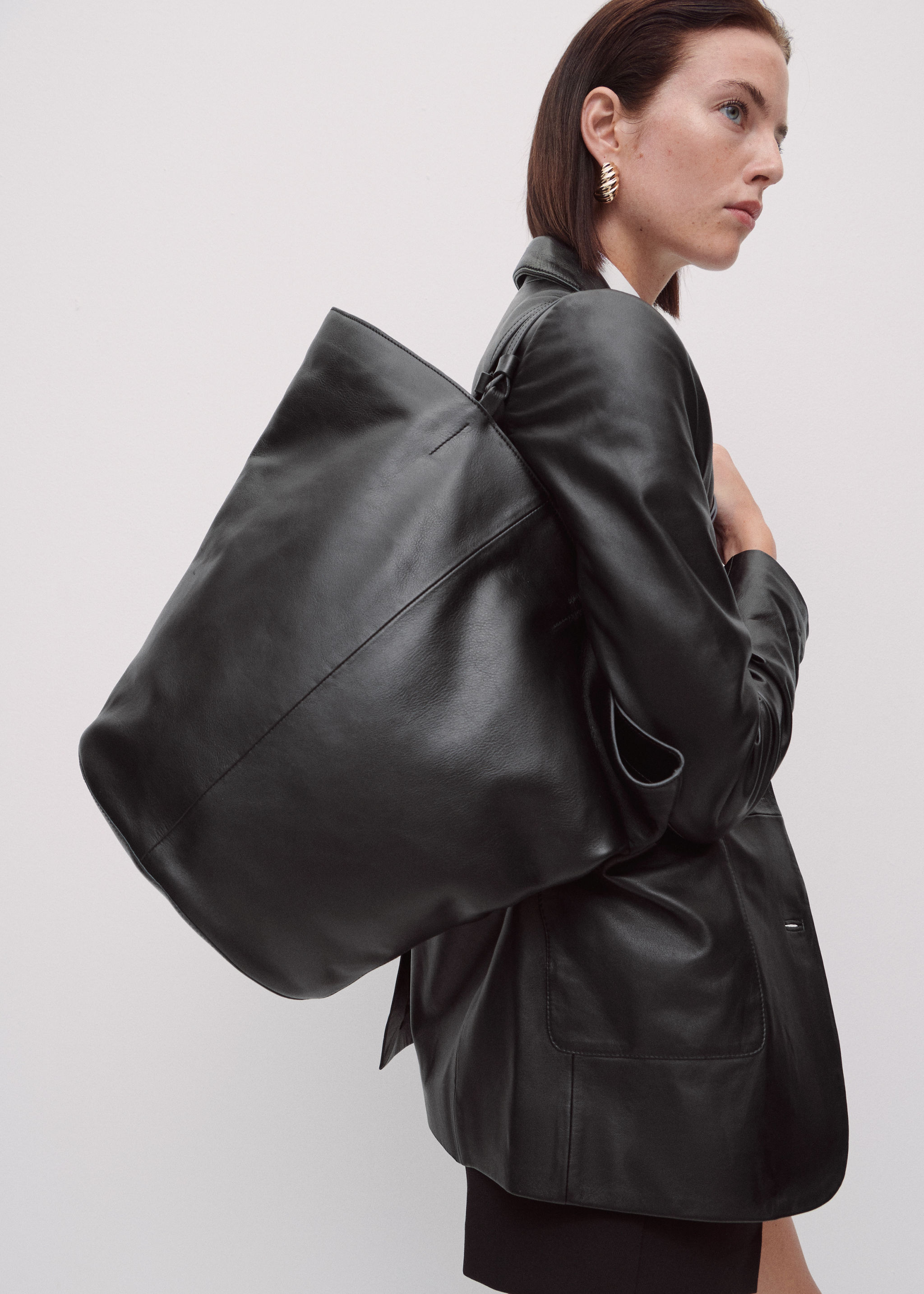 Bolso shopper piel - Plano general