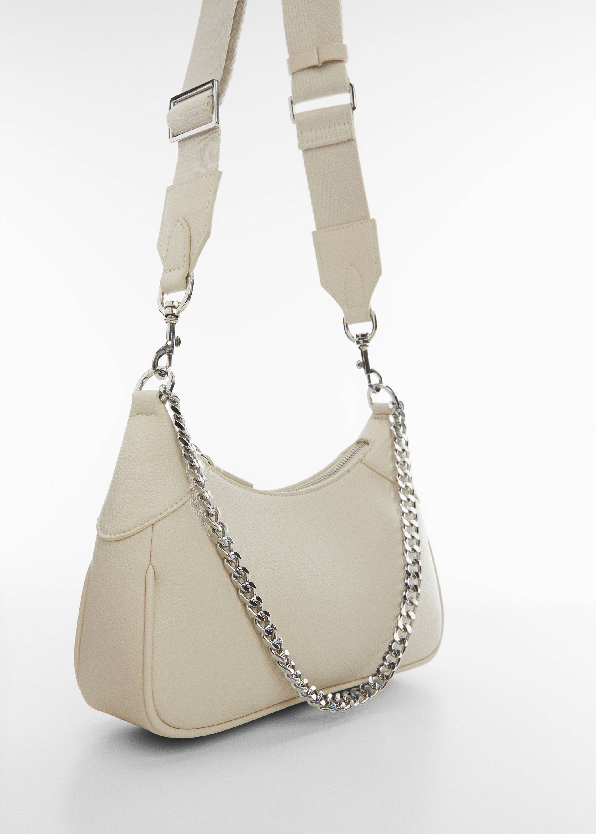 Crossbody bag with chain - Medium plane
