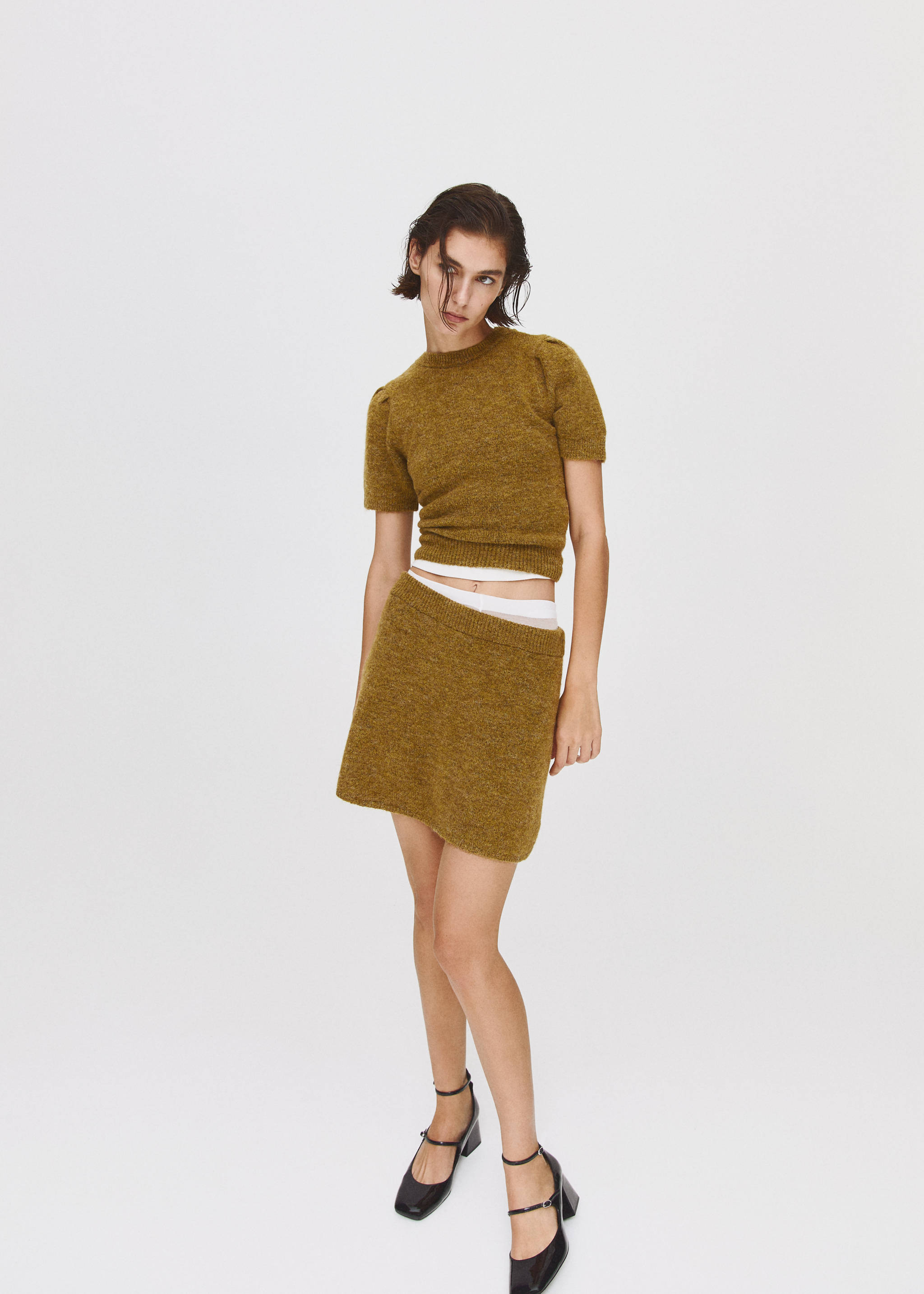 Knitted miniskirt - Details of the article 7