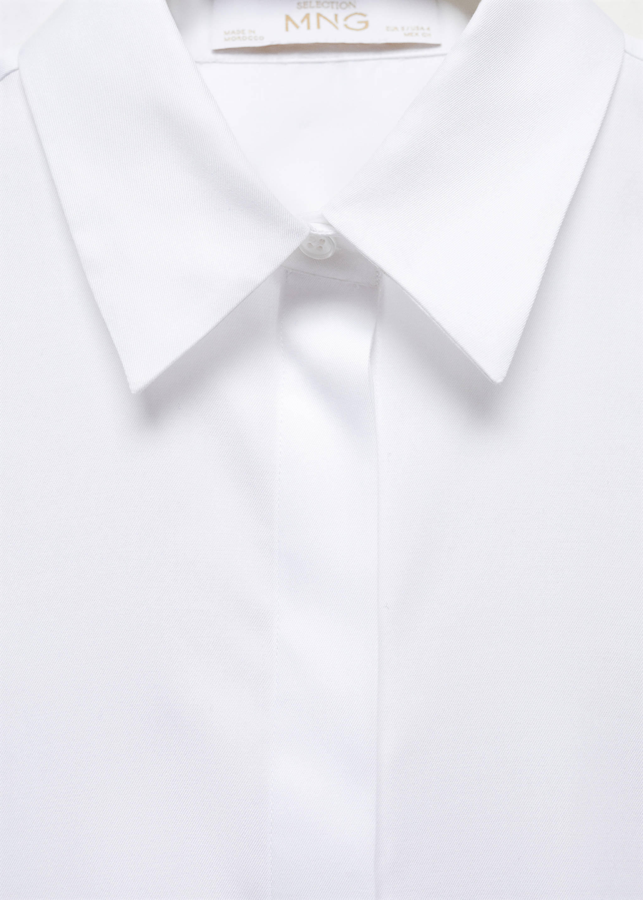 Slim-fit poplin shirt - Details of the article 8