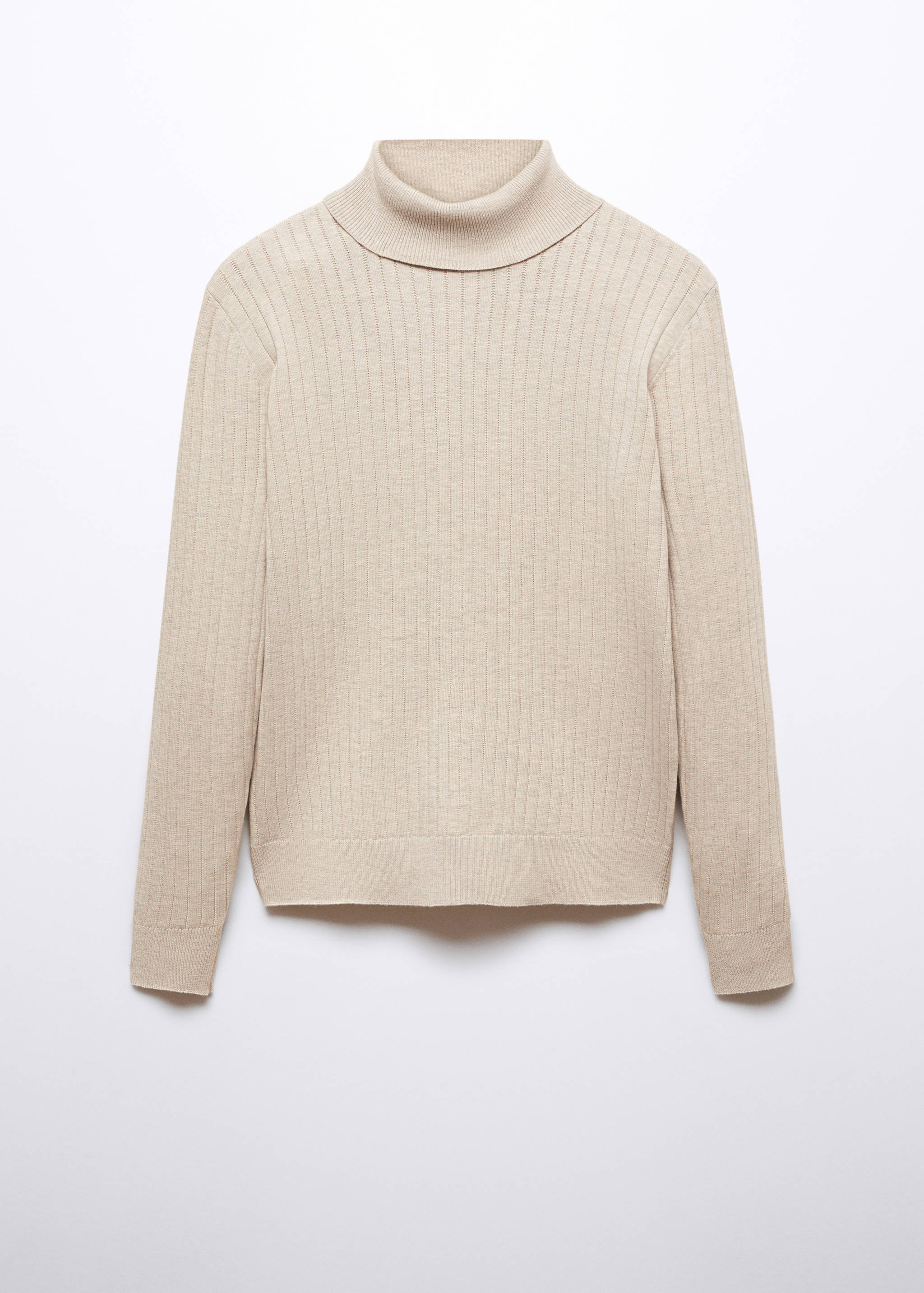 Rolled neck cable sweater - Article without model