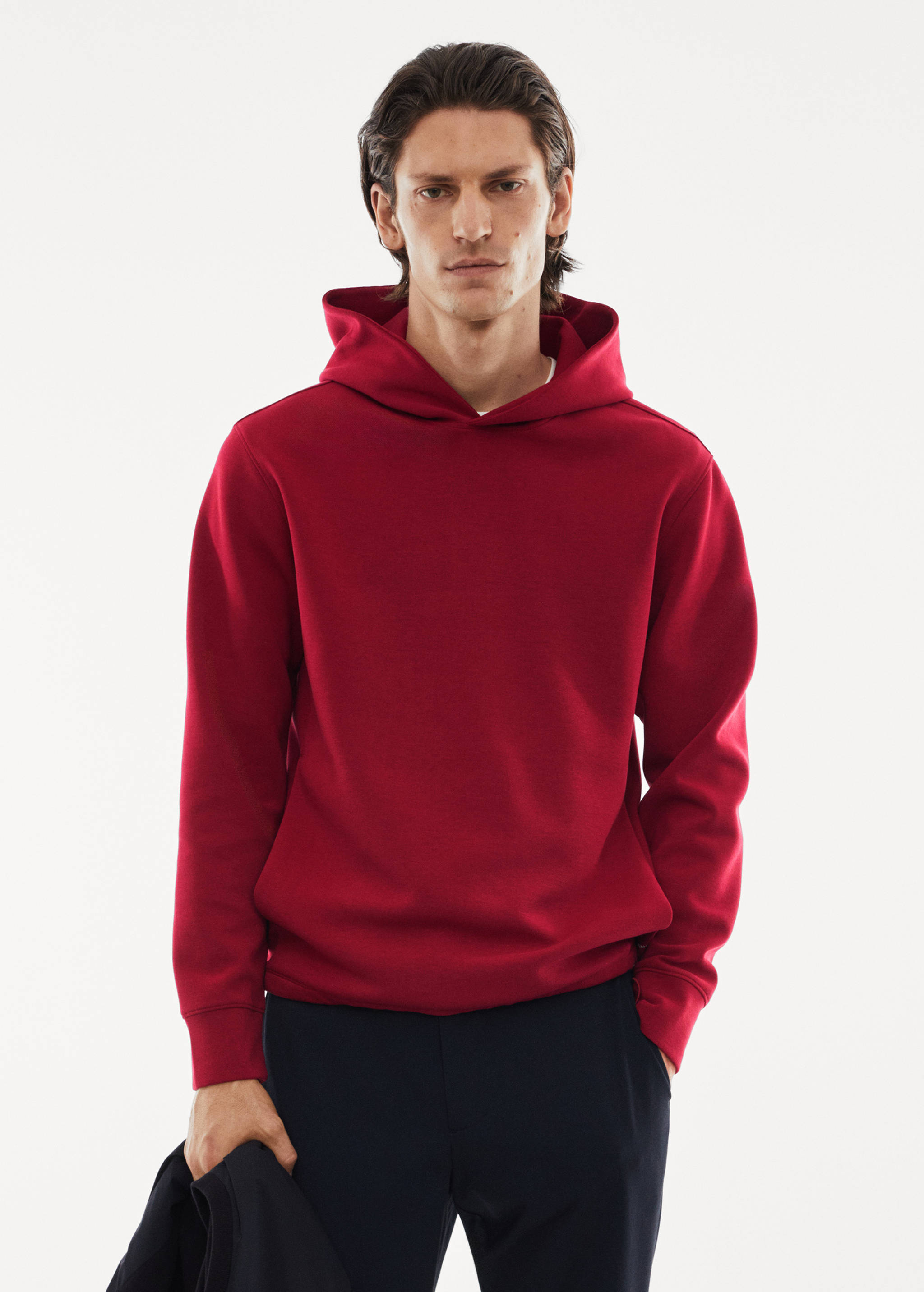 Sweat-shirt capuche respirant - Plan moyen