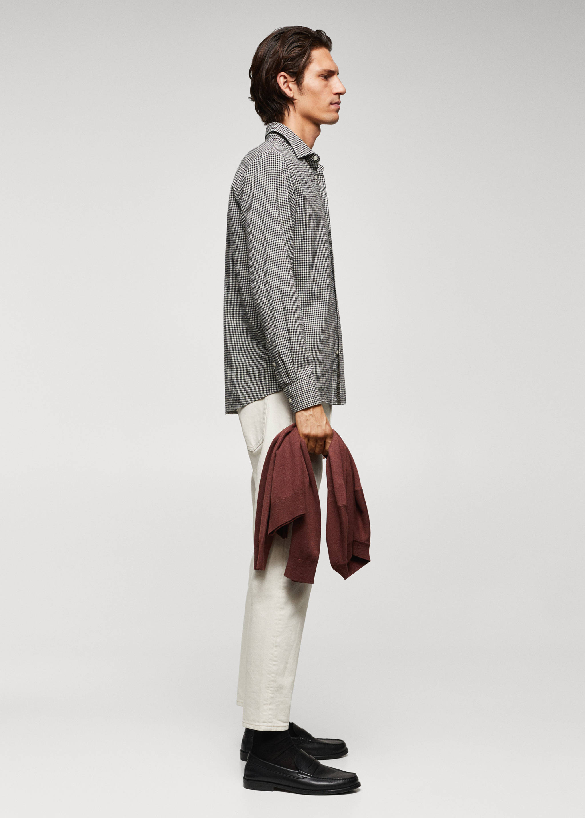 Vichy seersucker shirt - Details of the article 2