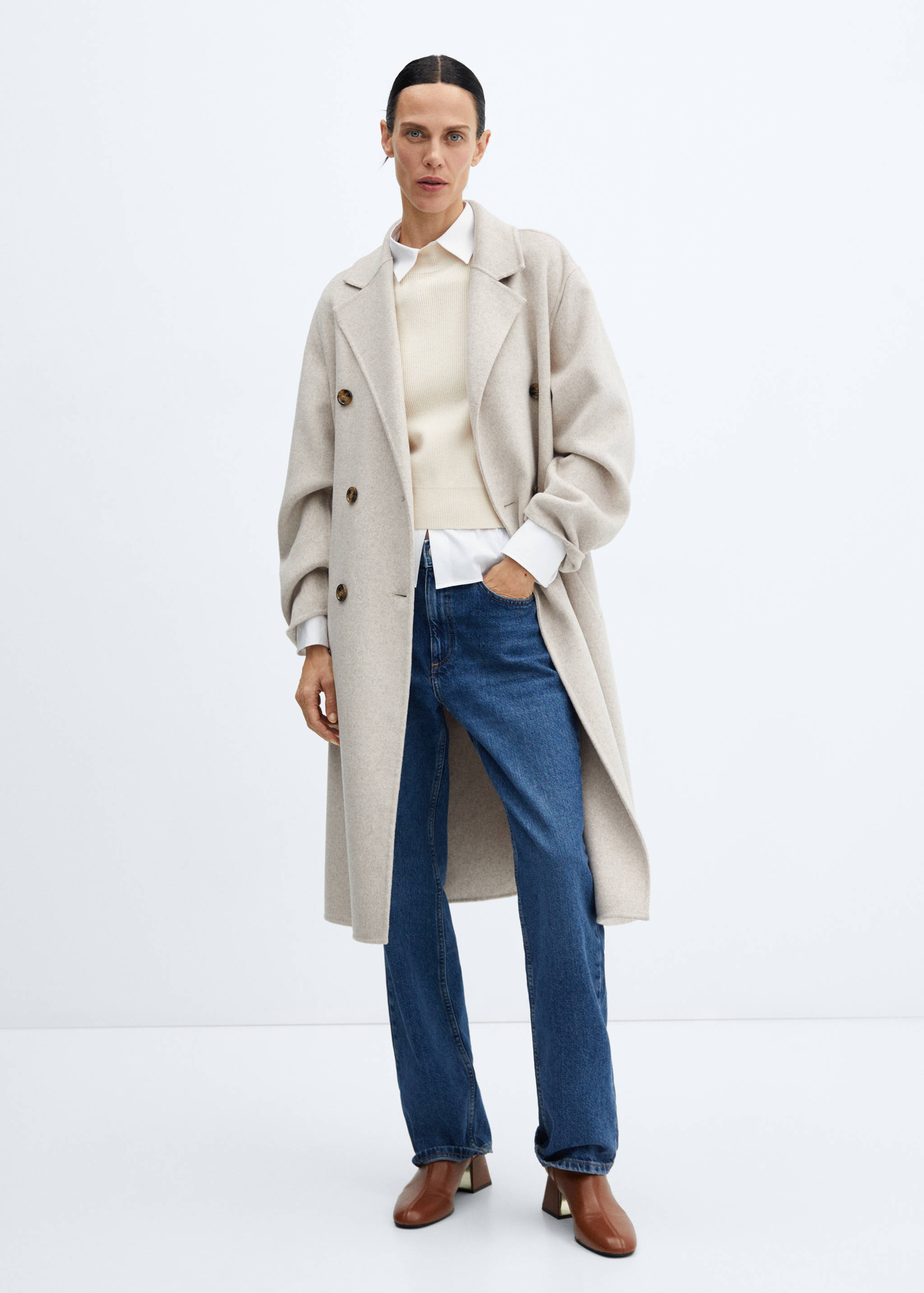 Metallic heel leather ankle boots - General plane