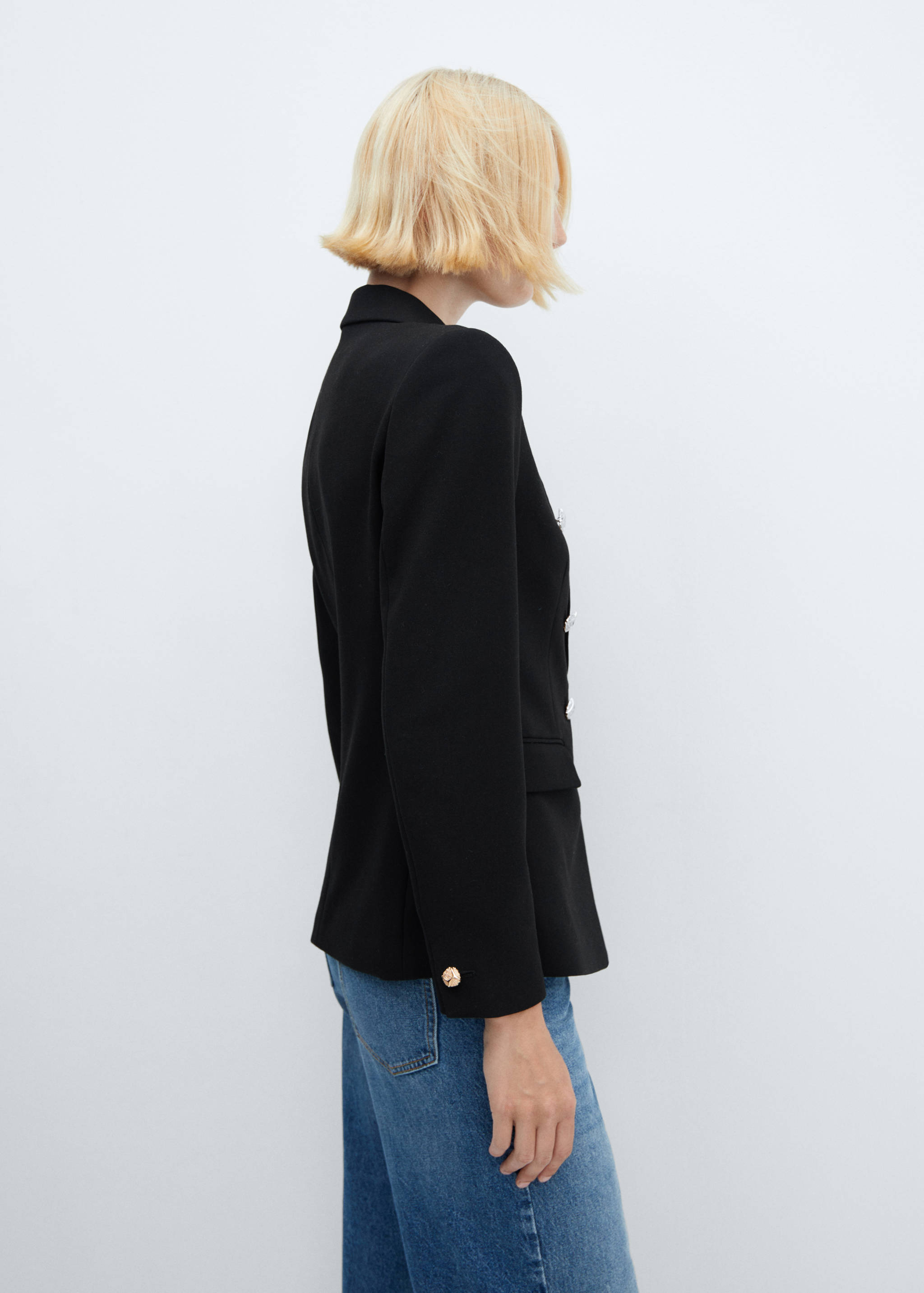 Μπλέιζερ διπλή σειρά κουμπιών - Πίσω όψη προϊόντος