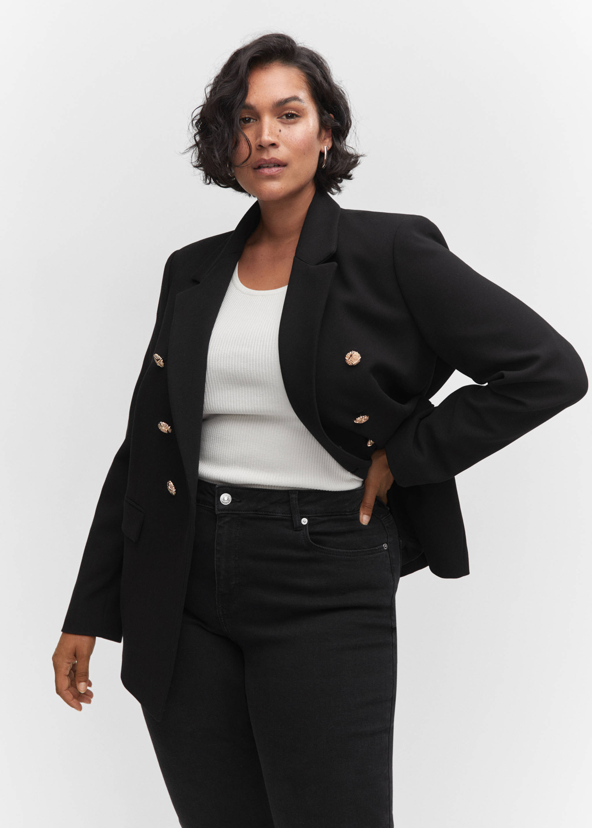 Μπλέιζερ διπλή σειρά κουμπιών - Λεπτομέρεια του προϊόντος 5