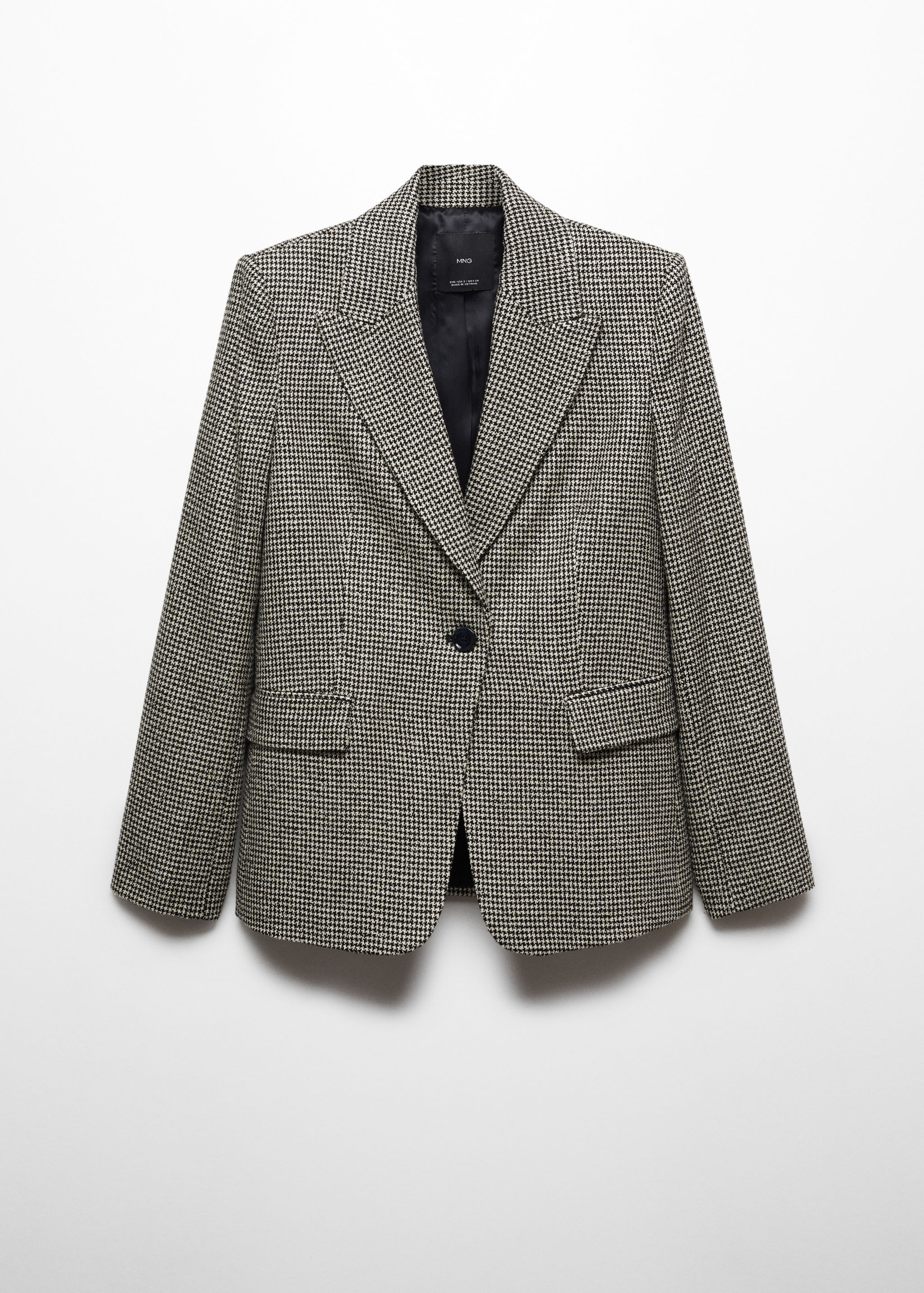 Lapels Houndstooth suit blazer - Article without model