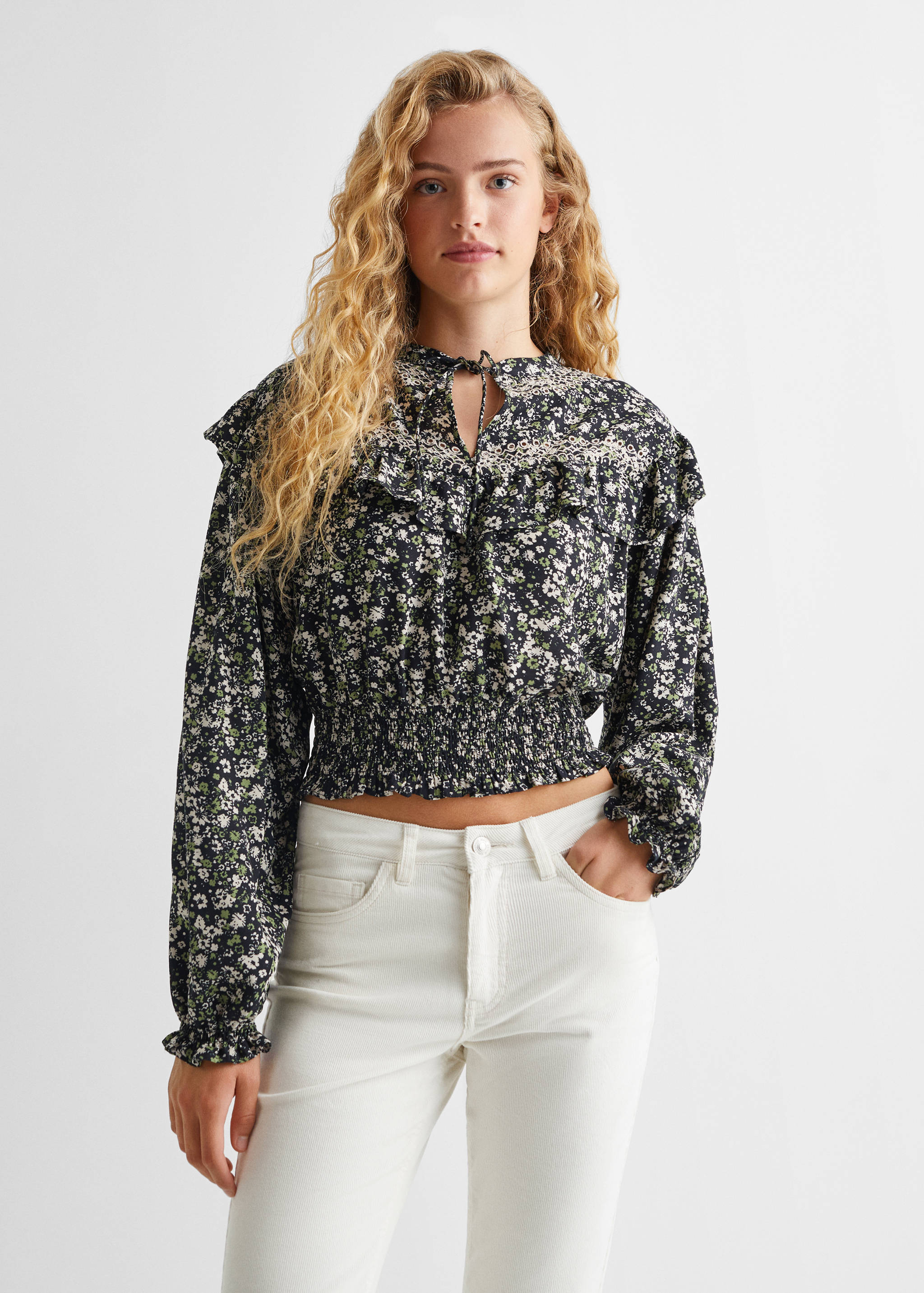 Gerade Feincordhose - Mittlere Ansicht