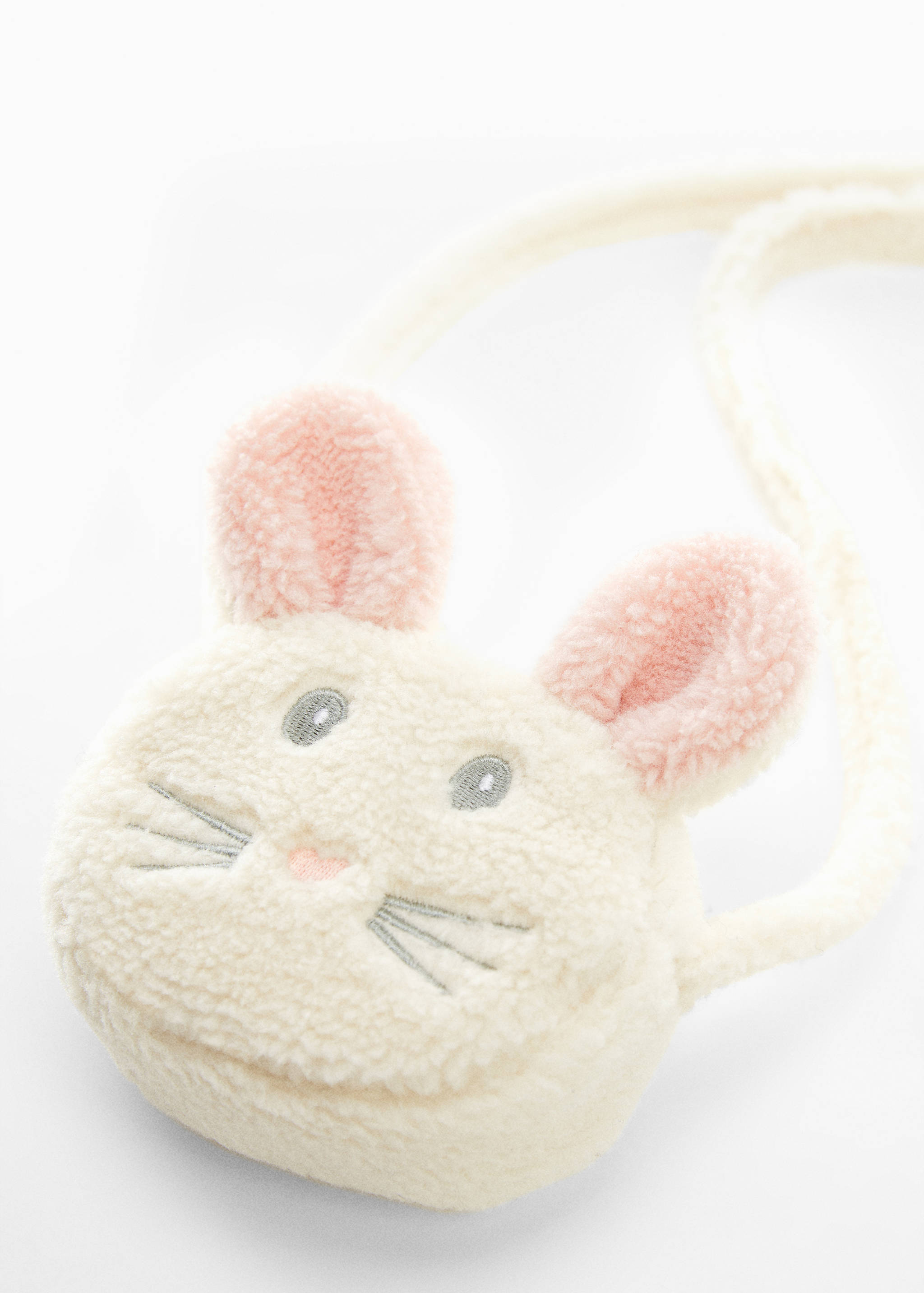 Shearling-effect bunny bag - Details of the article 1