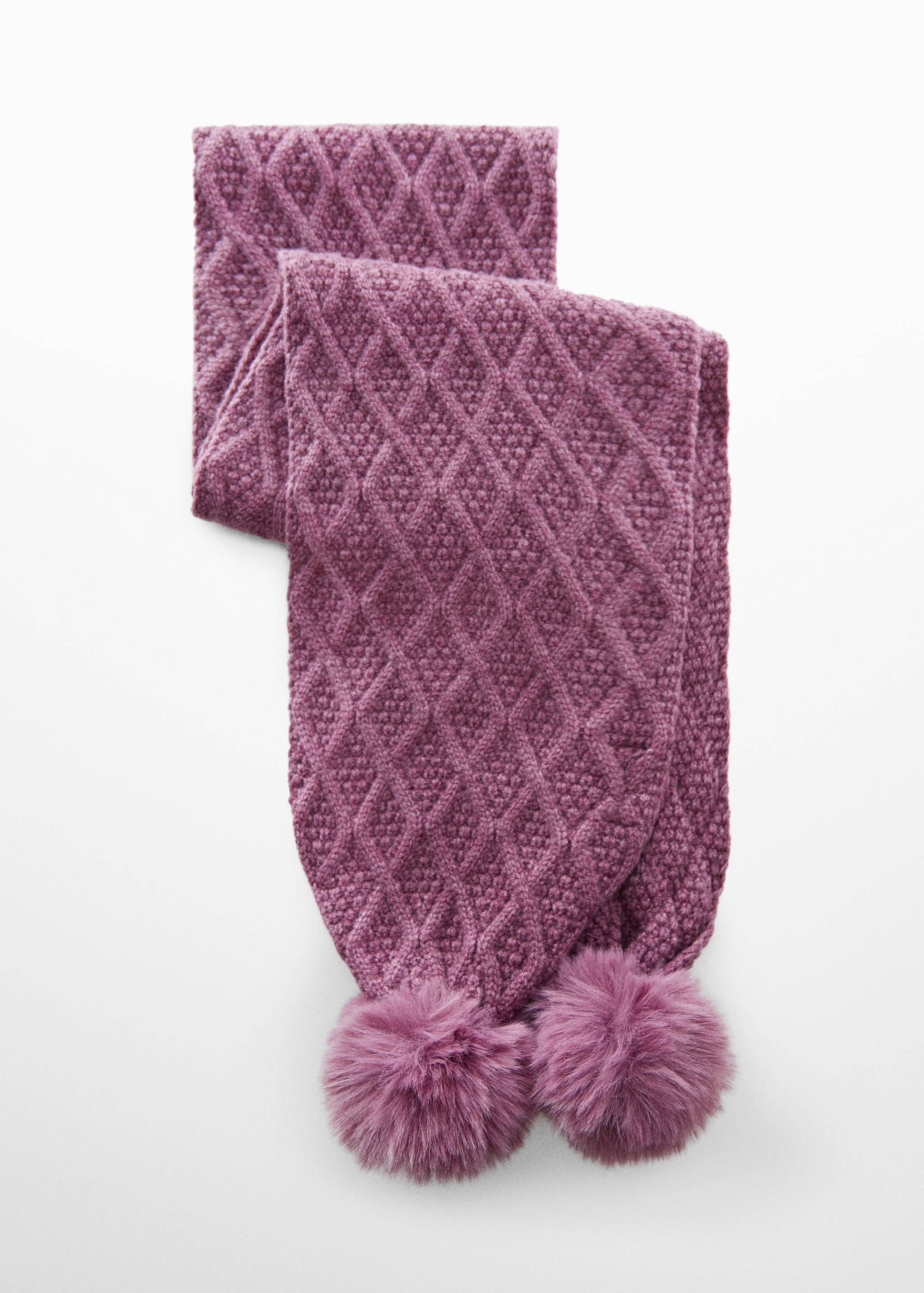 Kabelstickad scarf - Artikel utan modell