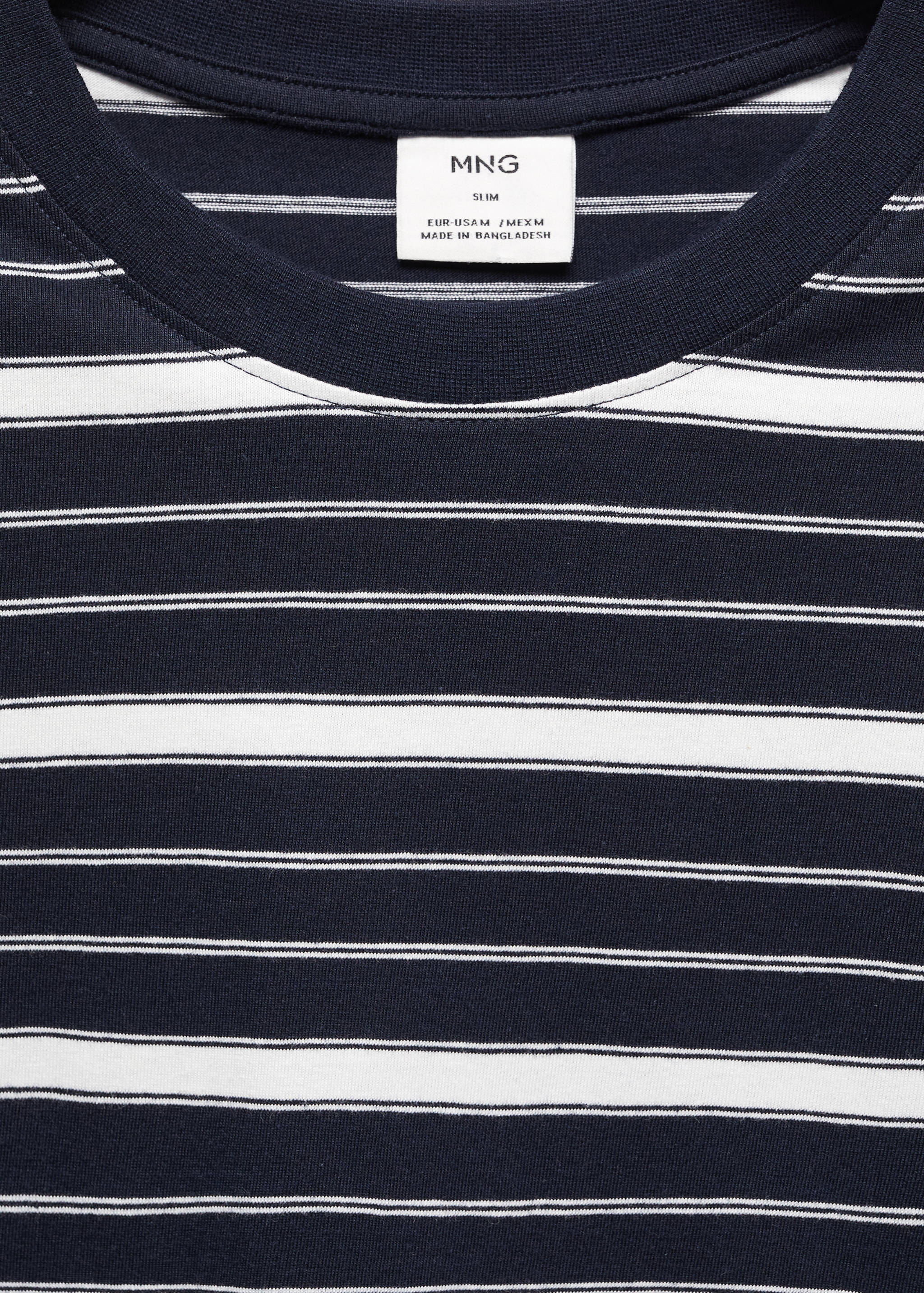 Gestreiftes T-Shirt aus 100 % Baumwolle - Detail des Artikels 8